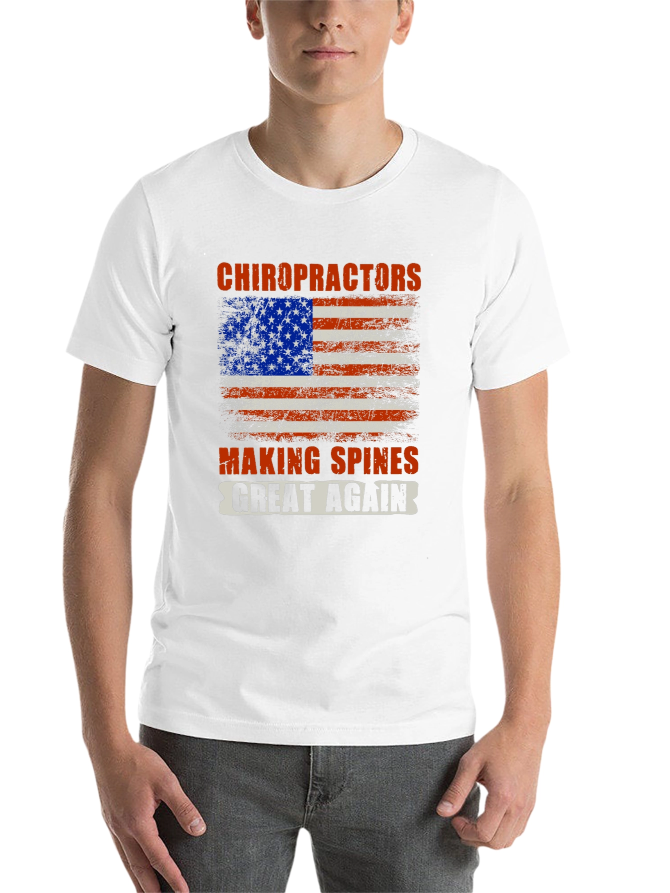Black Chiropractors Making Spines Great Again T-Shirt view 14