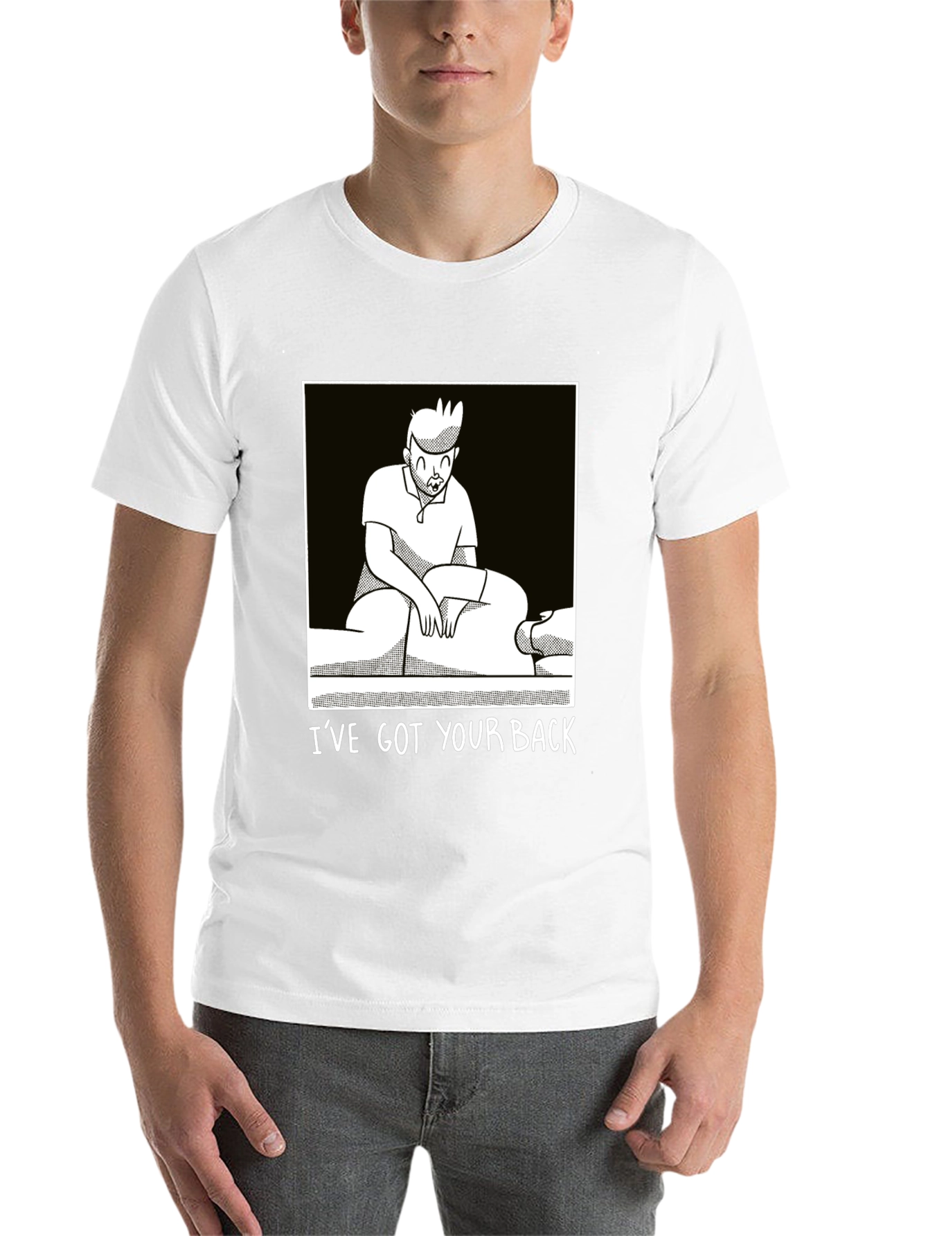 Black I've Got Your Back Chiropractic T-Shirt view 14