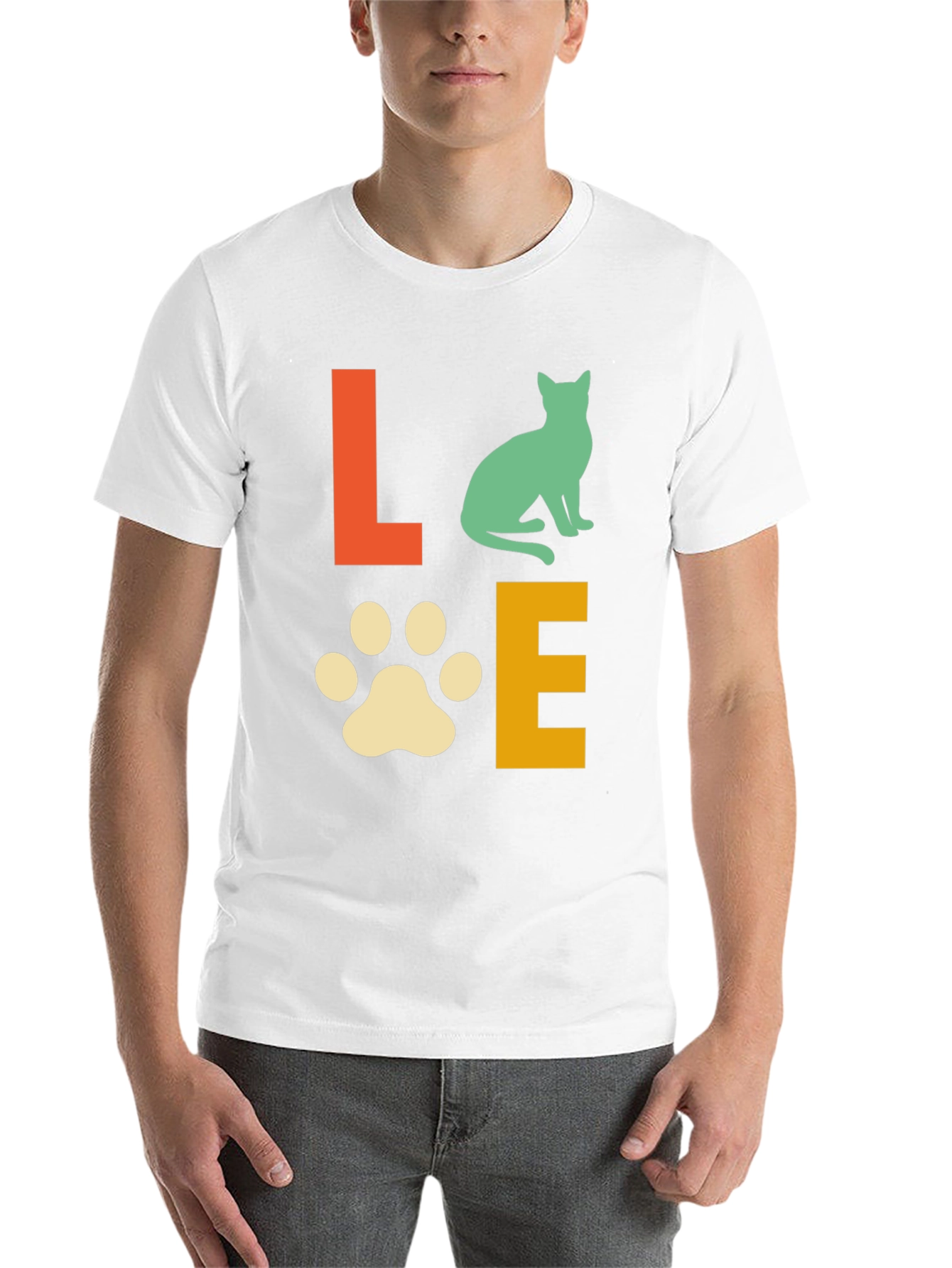 Black Love Cat T-Shirt view 14