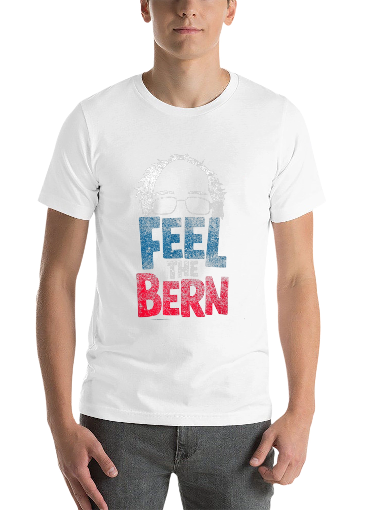 Black Feel the Bern T-Shirt Political Tee view 14