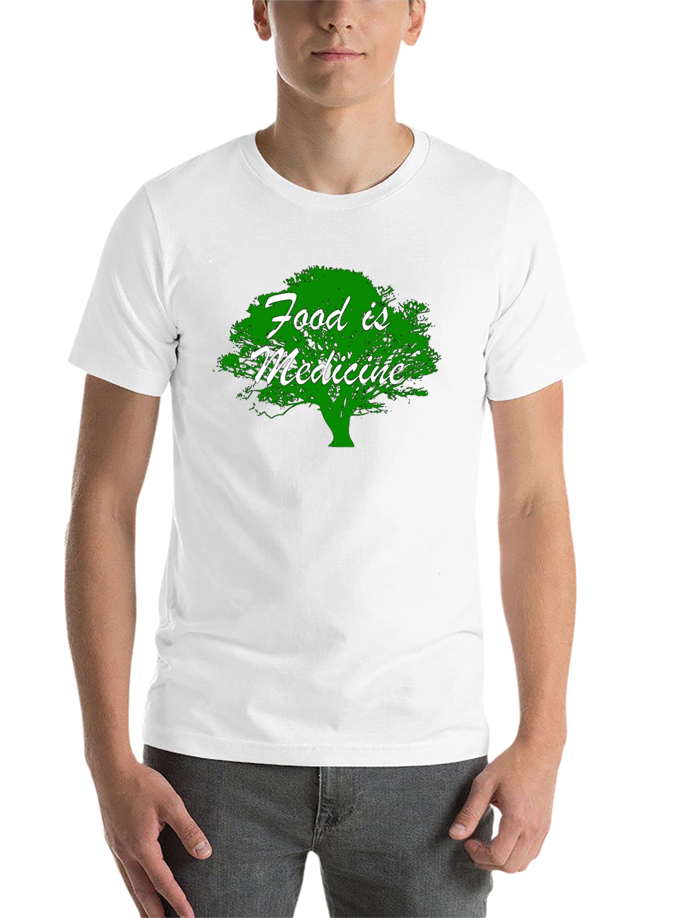 Black Food is Medicine T-Shirt - Organic Health Tee view 14