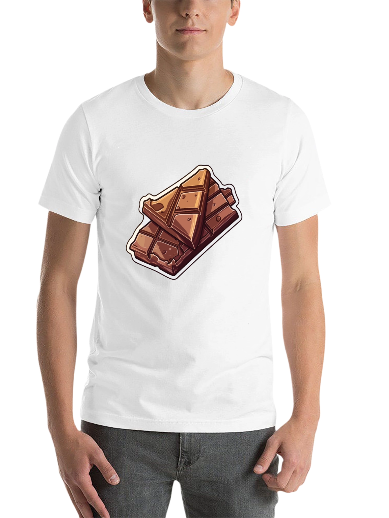 Black Chocolate Bar Graphic T-Shirt - Sweet Tooth Fashion view 14