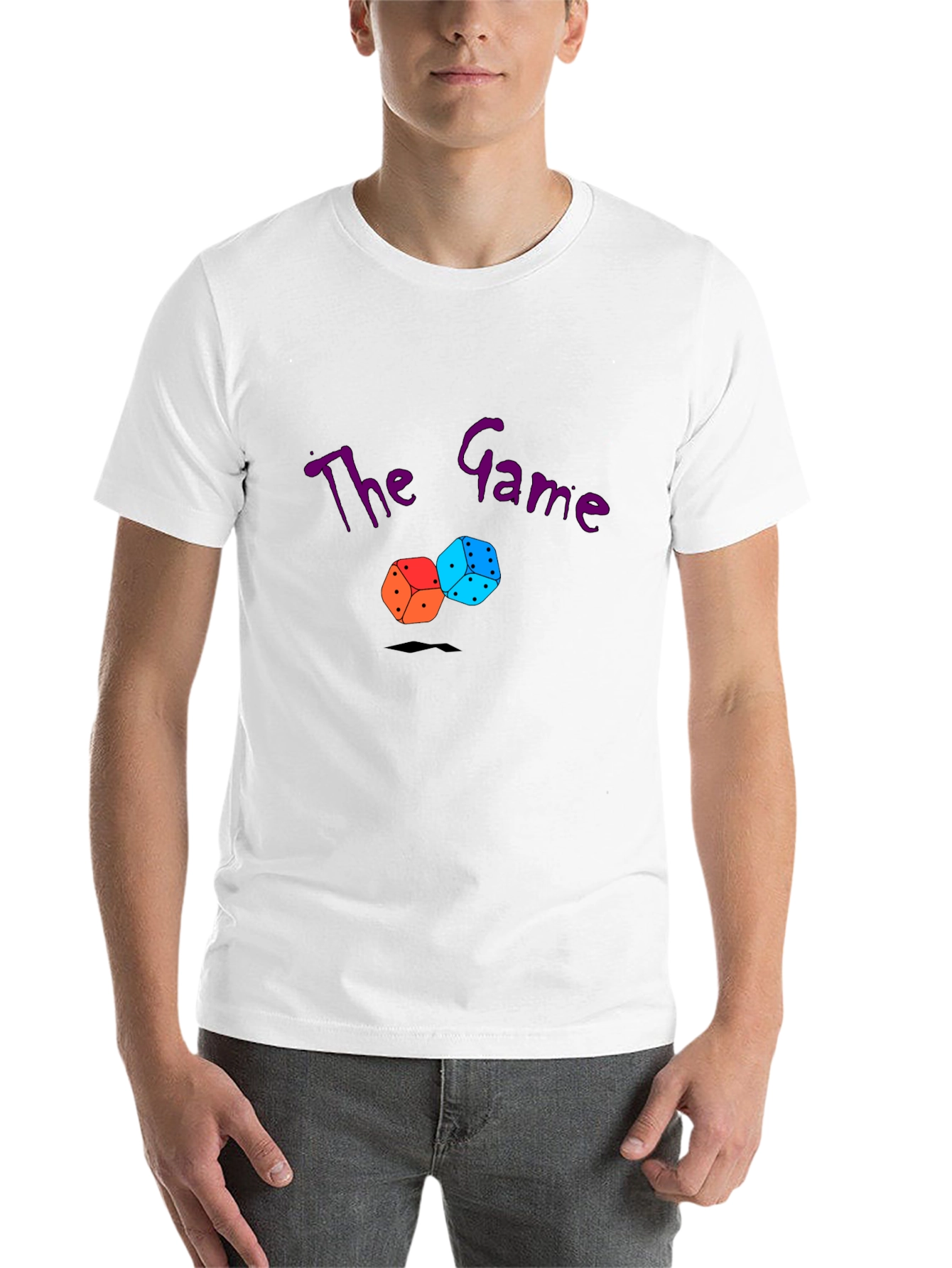 Black The Game Dice Graphic T-Shirt - Stylish & Unique view 14