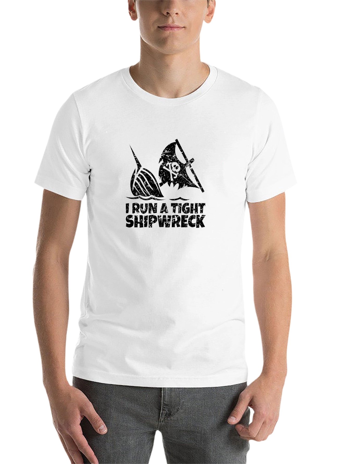 Black Tight Shipwreck Black T-Shirt view 14