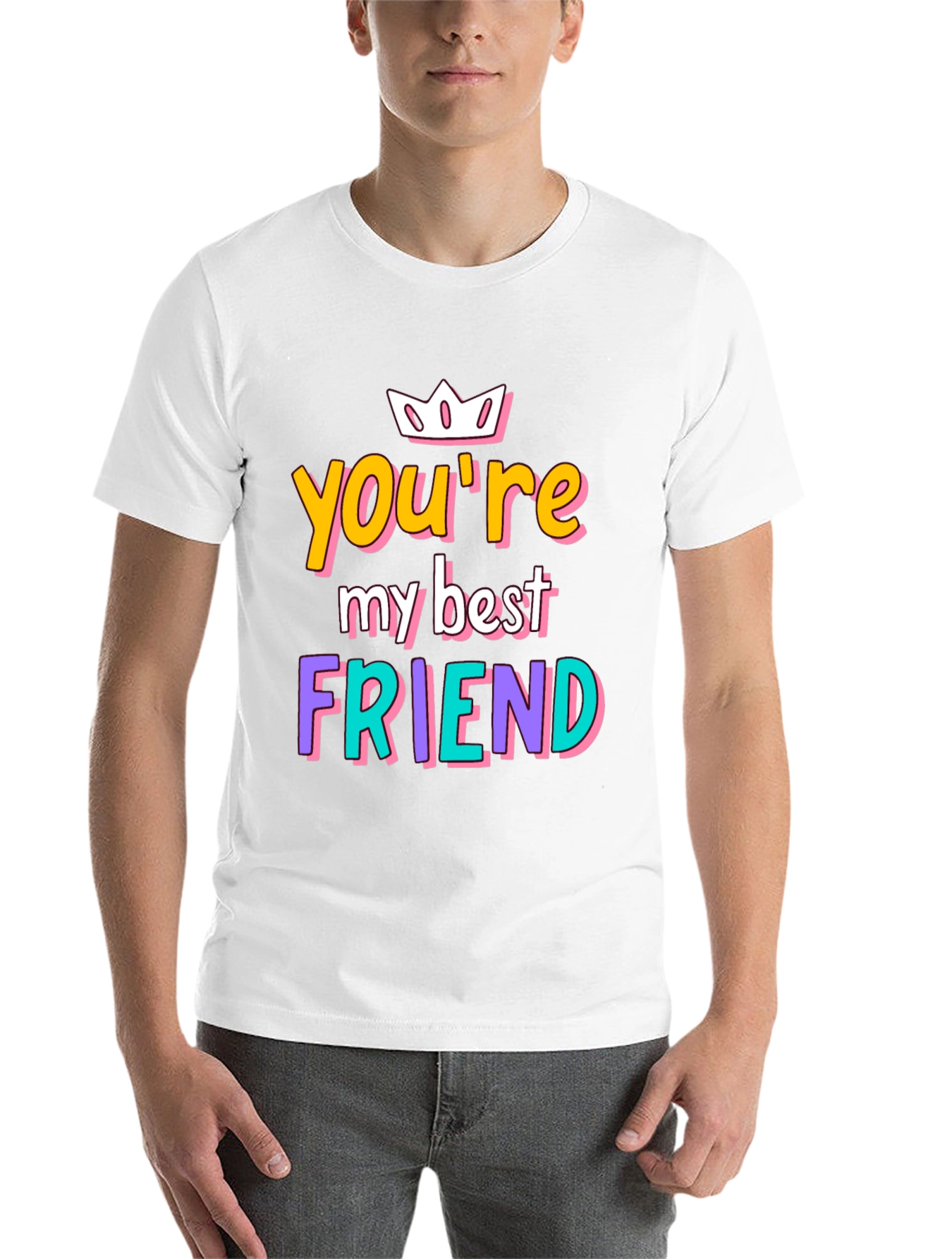 Black You're My Best Friend Graphic Tee view 14