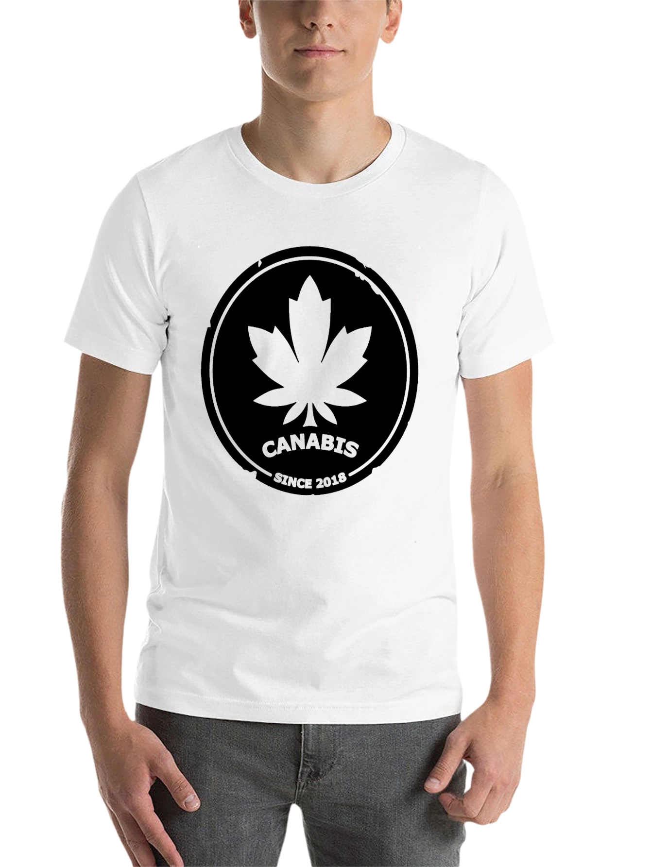 Black Cannabis Since 2018 Black T-Shirt view 14