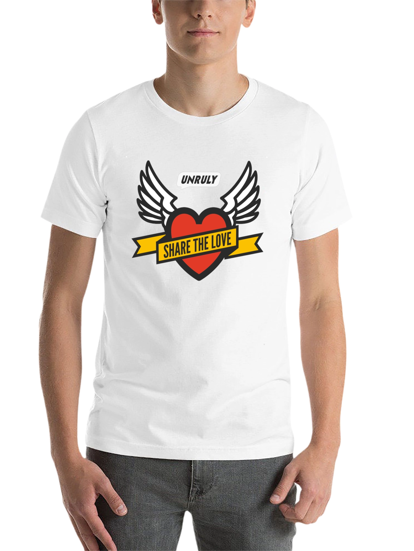 Black Unruly Share the Love Graphic Tee view 14