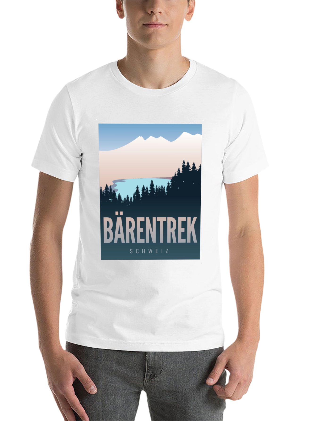 Black Barentrek Schweiz Graphic T-Shirt - Adventure Awaits! view 14