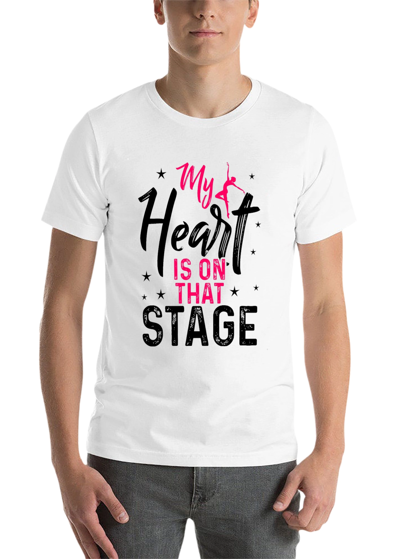 Black My Heart is on That Stage T-Shirt - Dance Lover Tee view 14