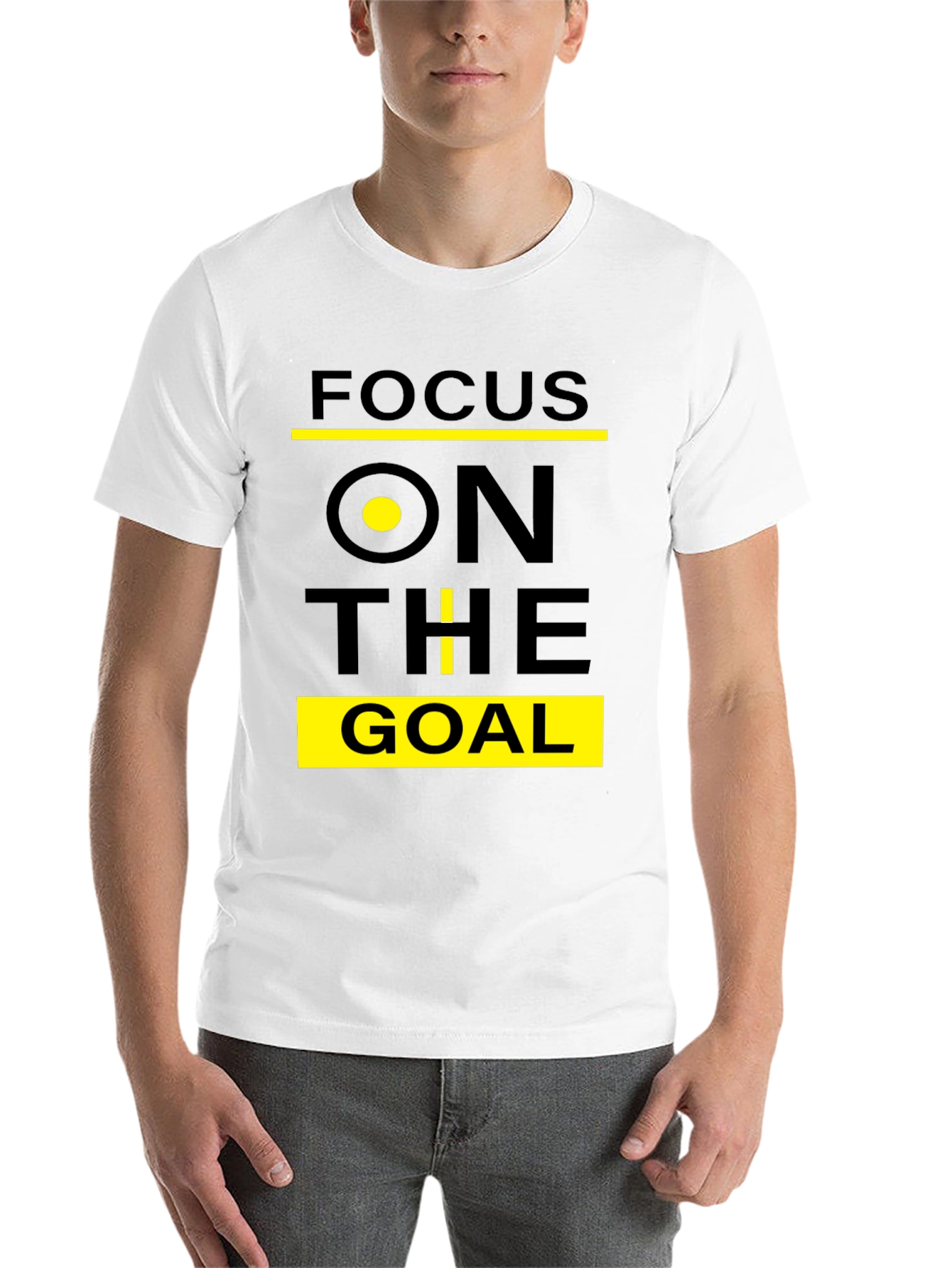 Black Focus On The Goal Black T-Shirt view 14