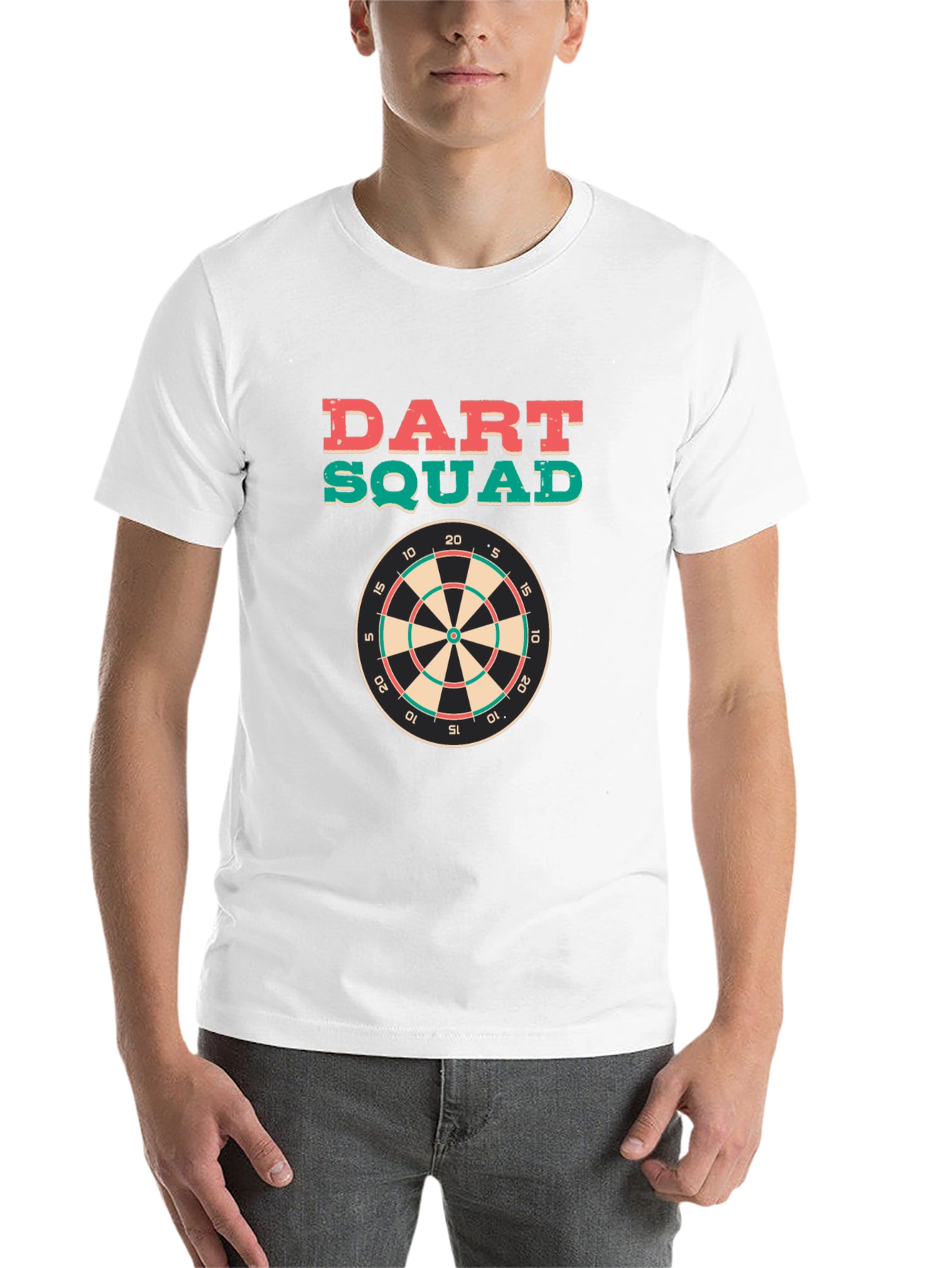 Black Dart Squad Graphic Tee - Black Cotton T-Shirt view 14