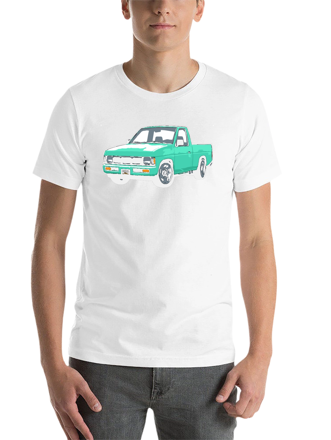 Black Truck Graphic Tee - Cool Car T-Shirt view 14