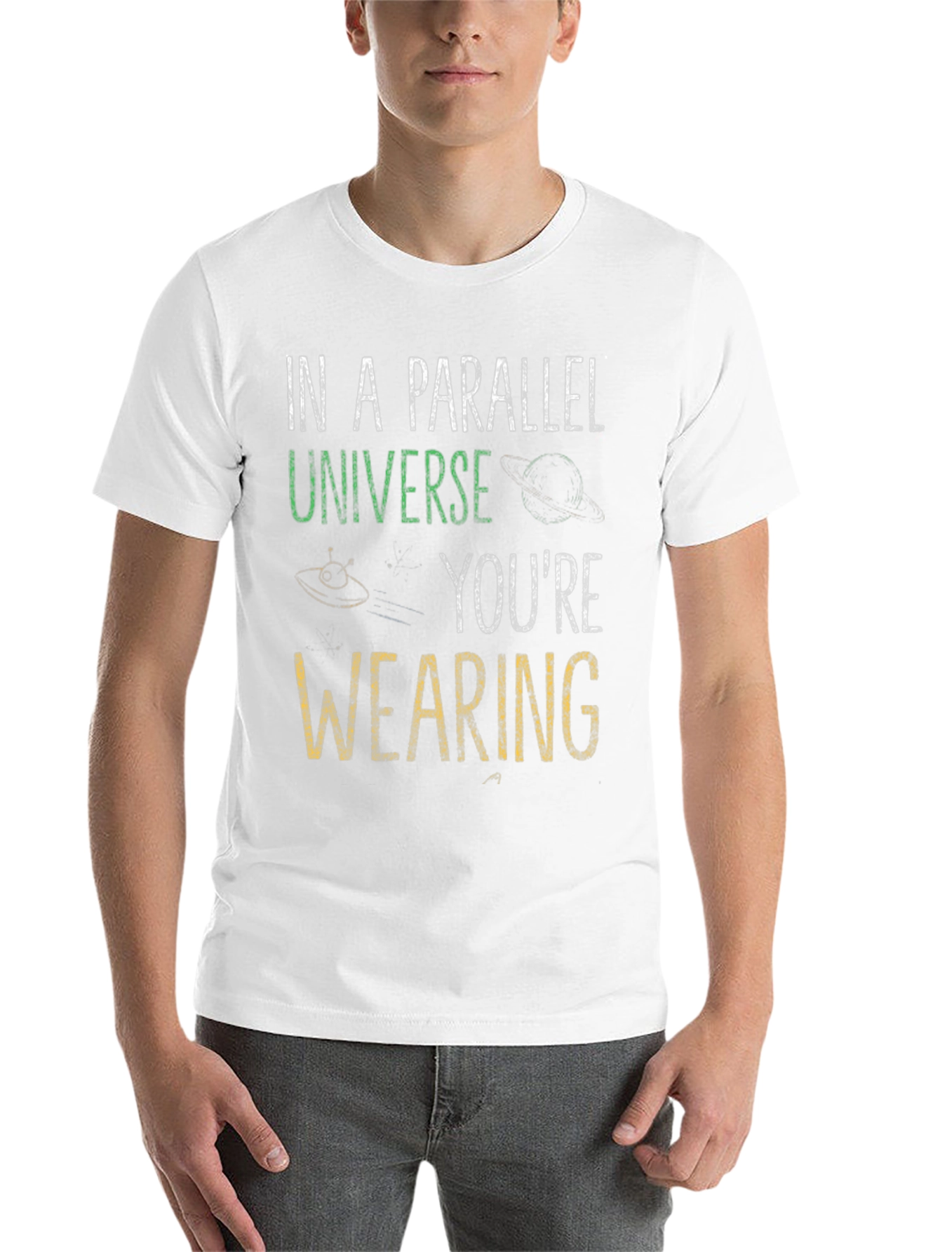 Black Parallel Universe Graphic Tee view 14