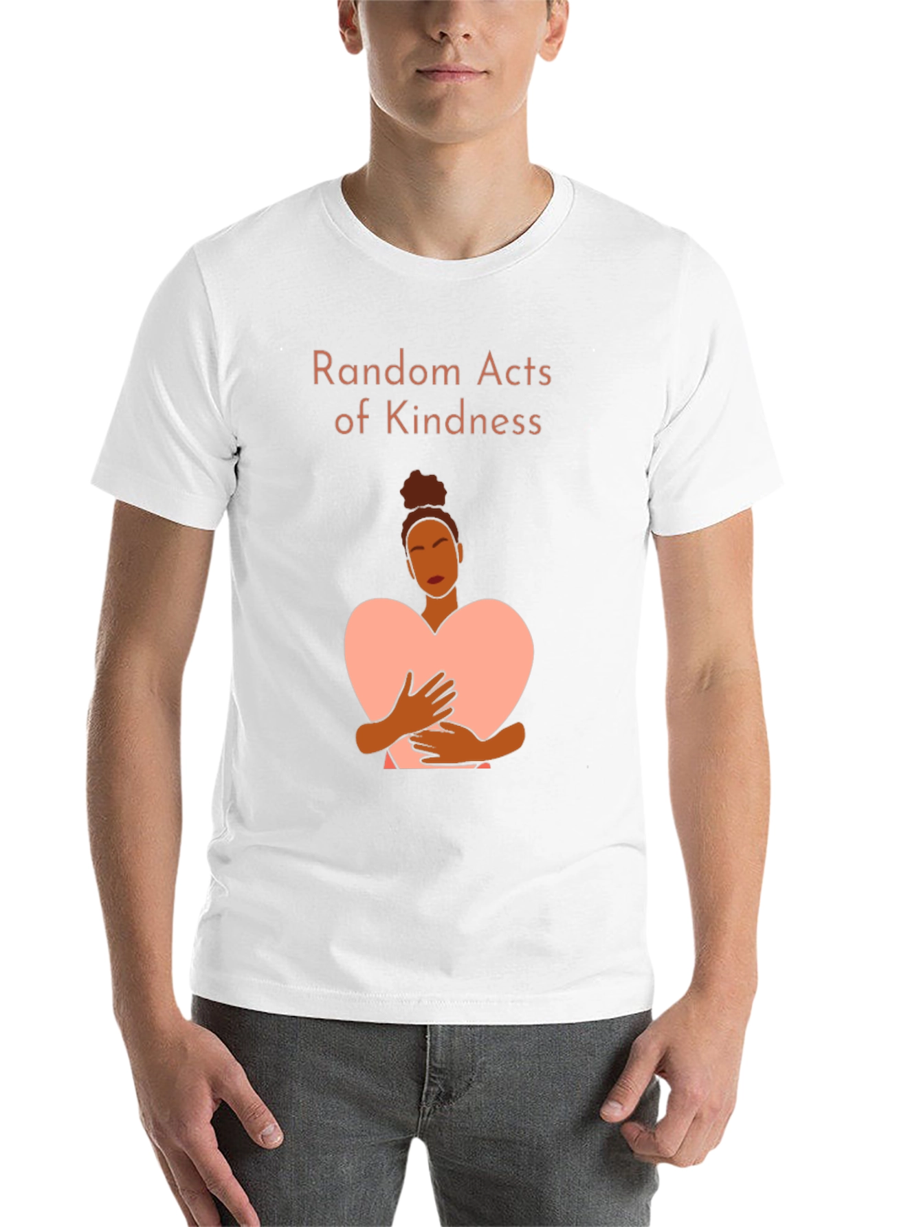 Black Random Acts of Kindness Graphic Tee view 14