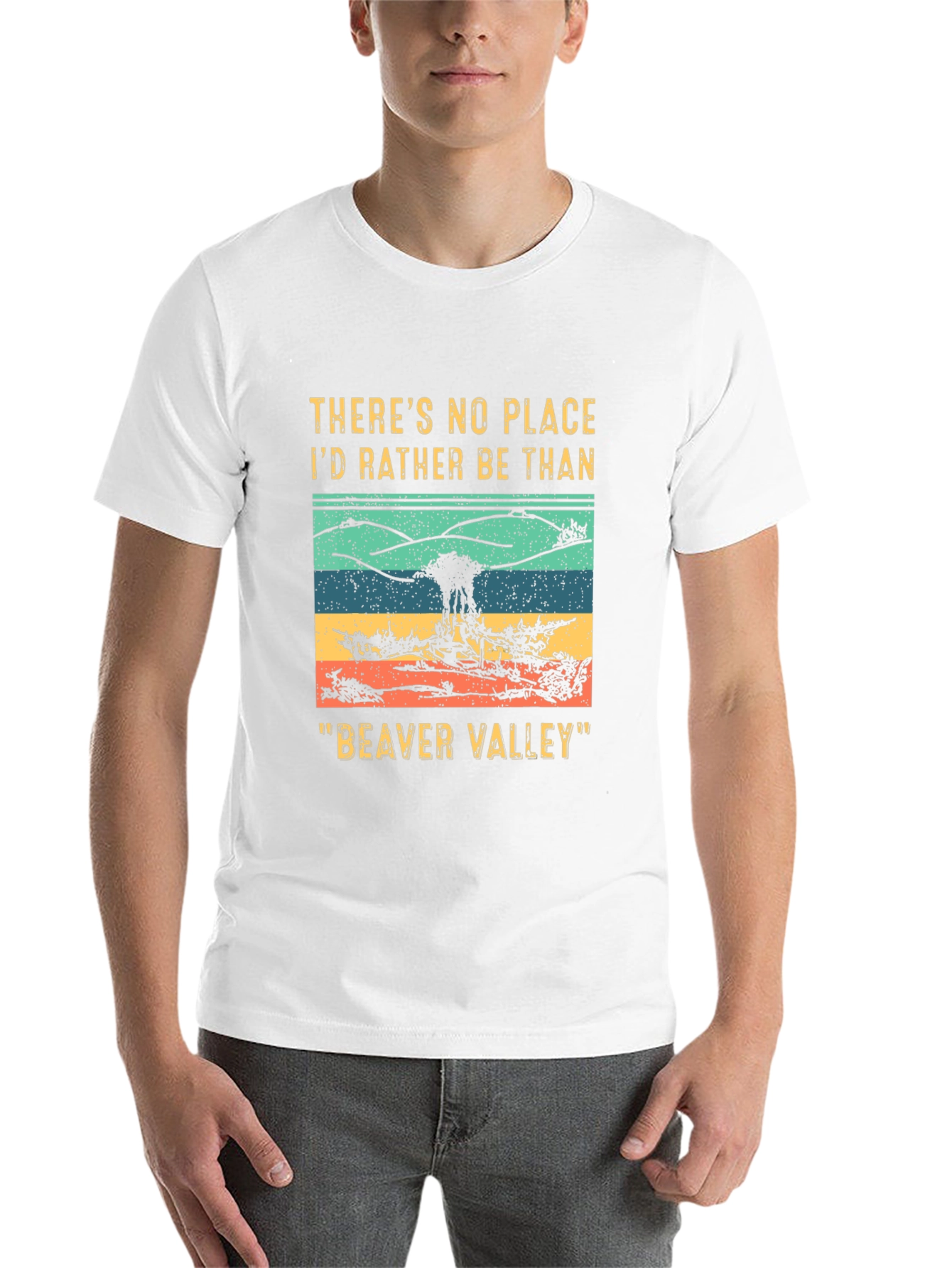 Black Beaver Valley Graphic Tee - Outdoor Adventure Shirt view 14