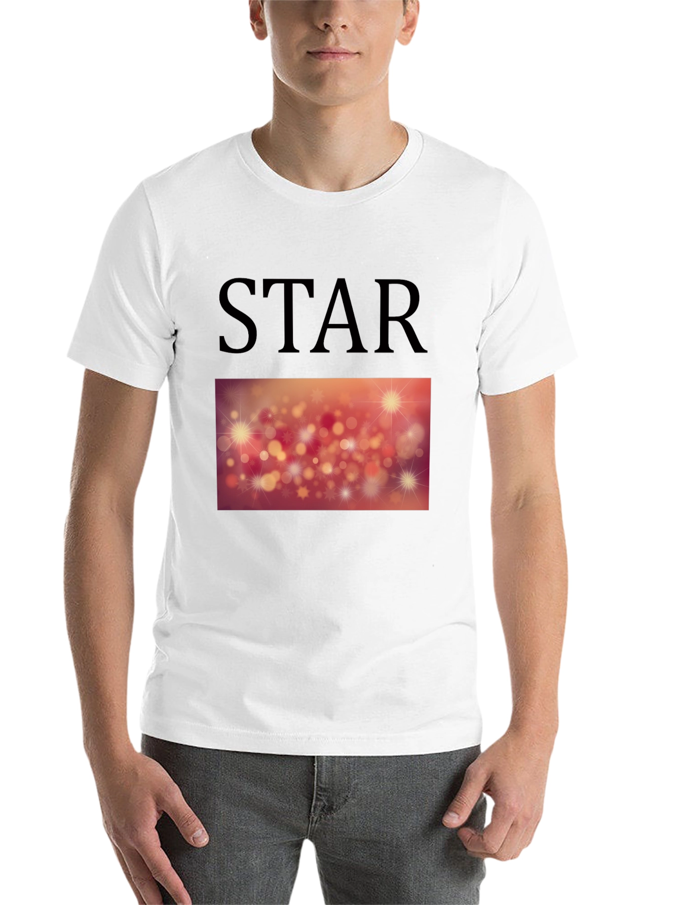 Black Starry Night Black T-Shirt view 14