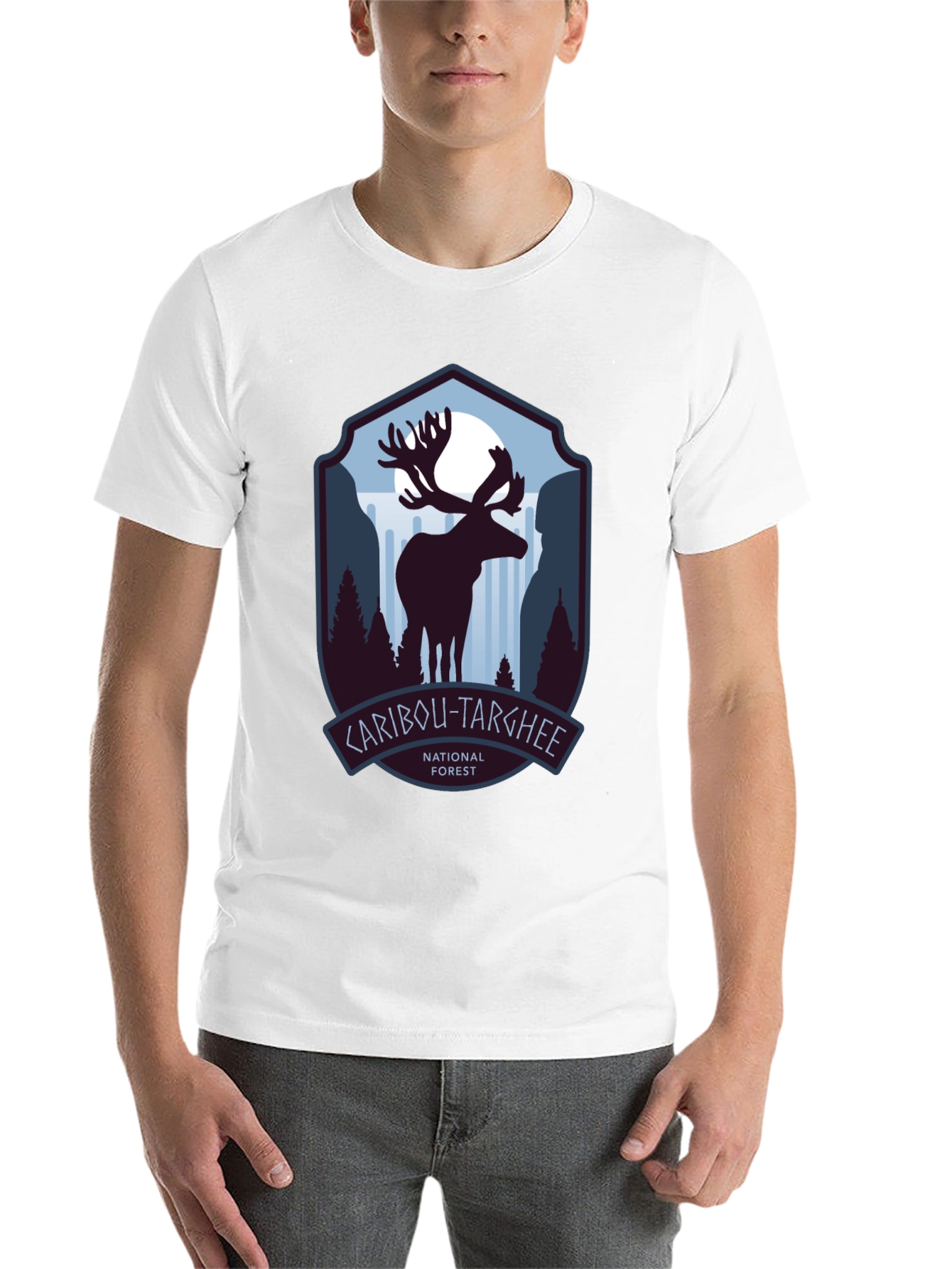 Black Caribou-Targhee National Forest T-Shirt view 14