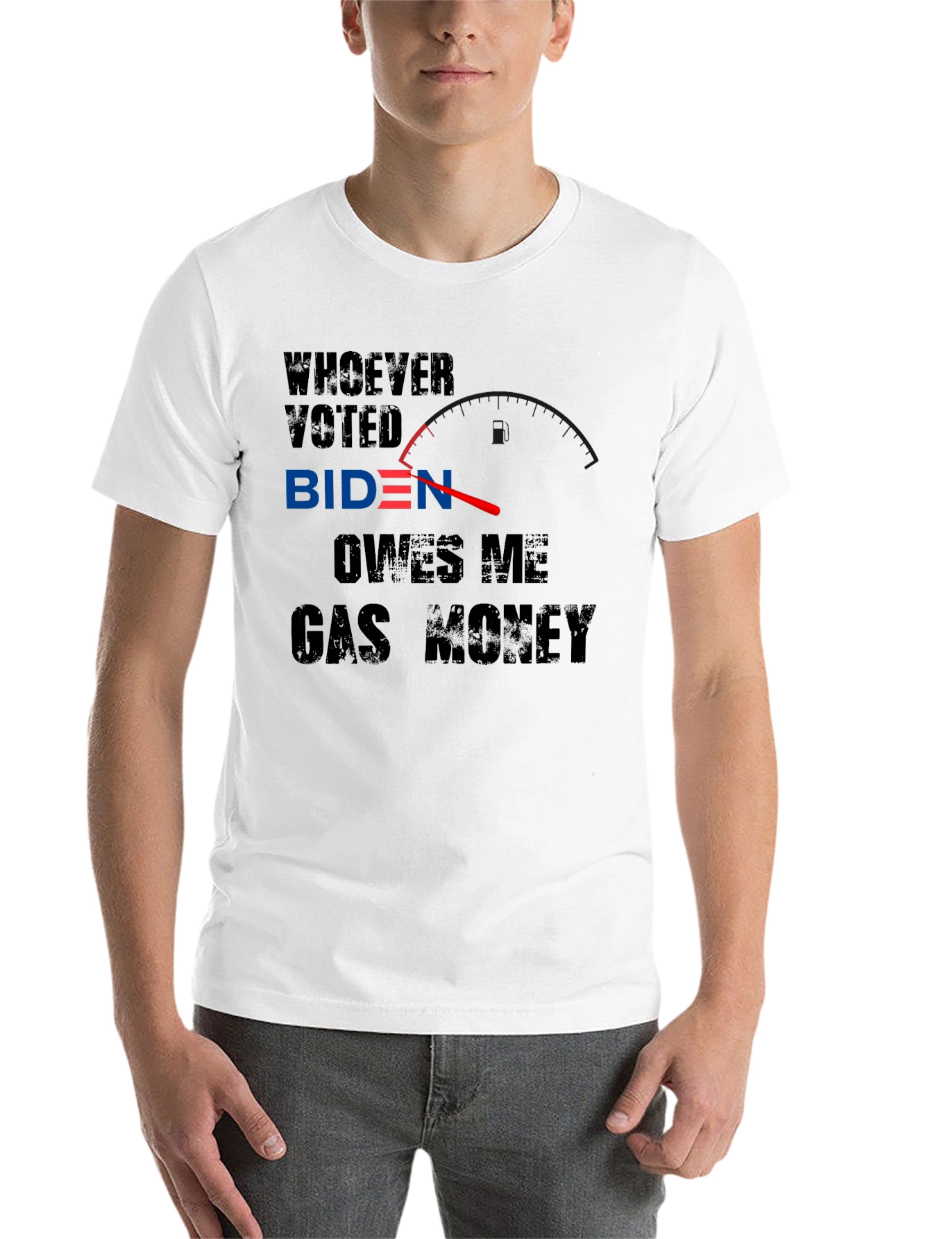 Black Biden Gas Money T-Shirt view 14