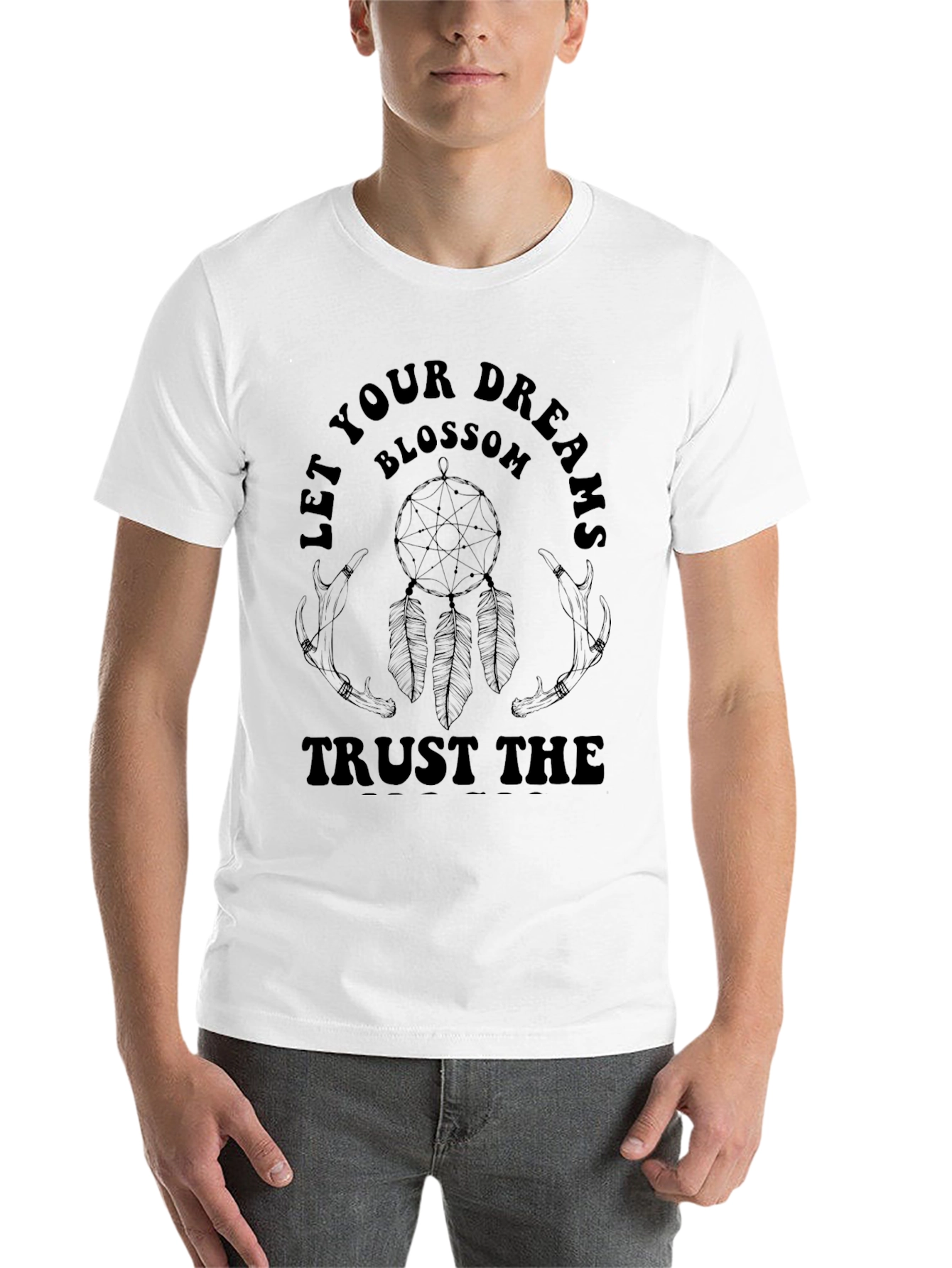 Black Dream Blossom Graphic Tee - Trust the Dreams view 14