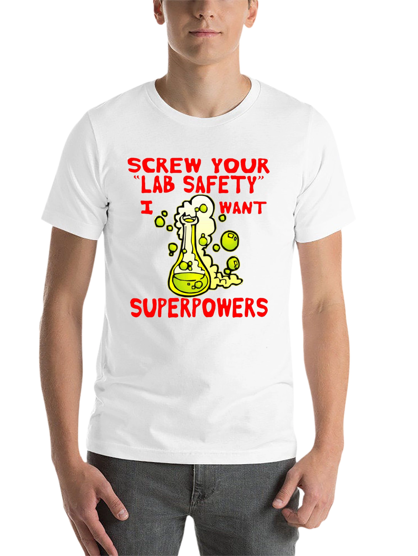 Black Lab Safety Superpowers T-Shirt view 14
