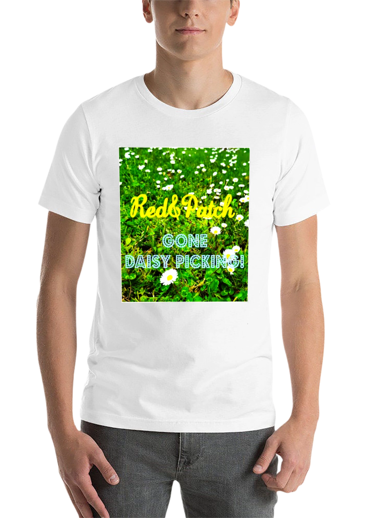 Black Red & Patch Daisy Picking Graphic Tee view 14