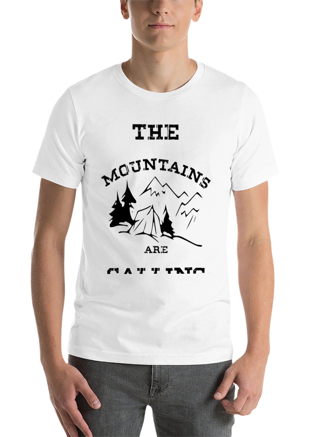 Black Mountains Are Calling Black T-Shirt view 14
