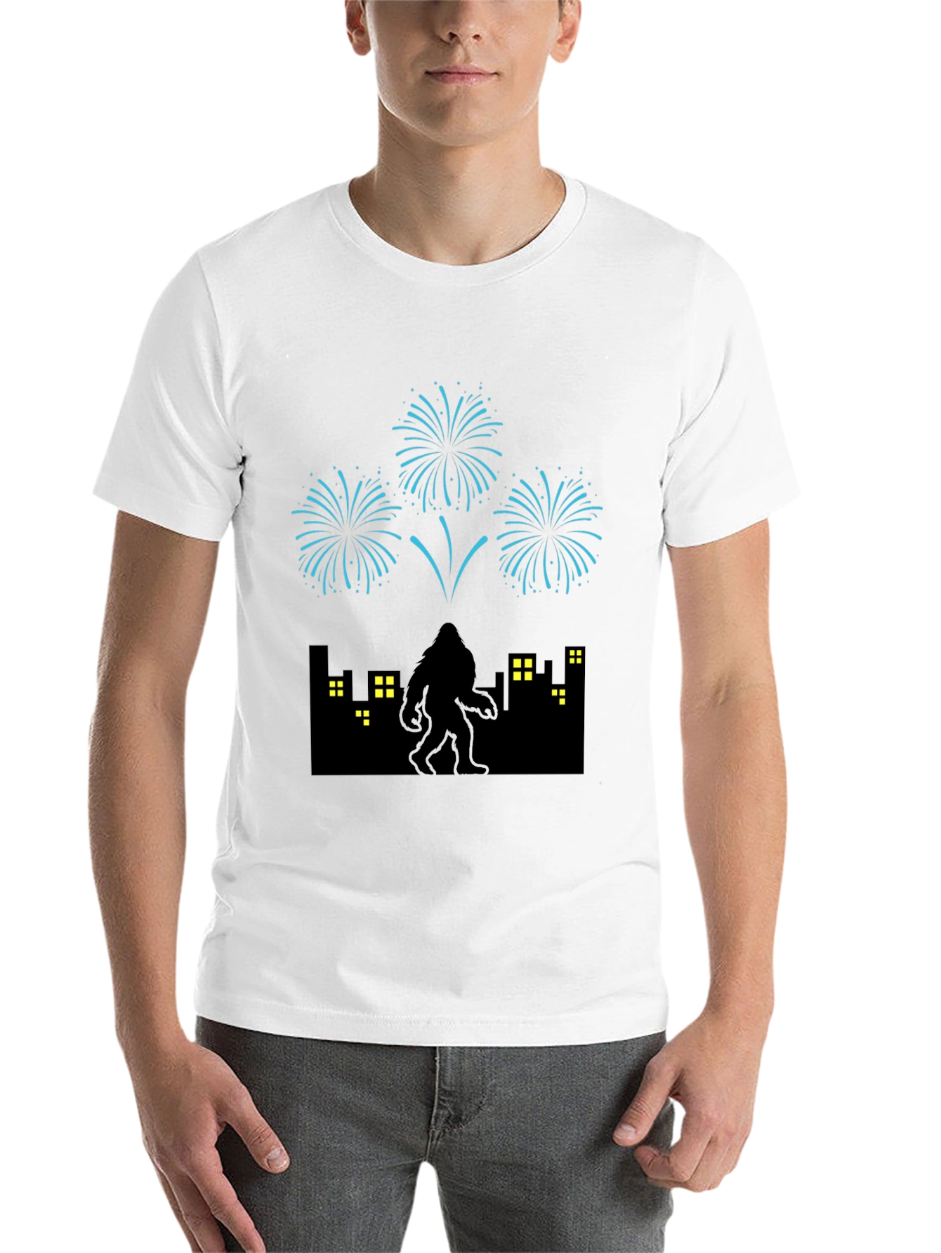 Sasquatch City Fireworks Men's T-Shirt - 14