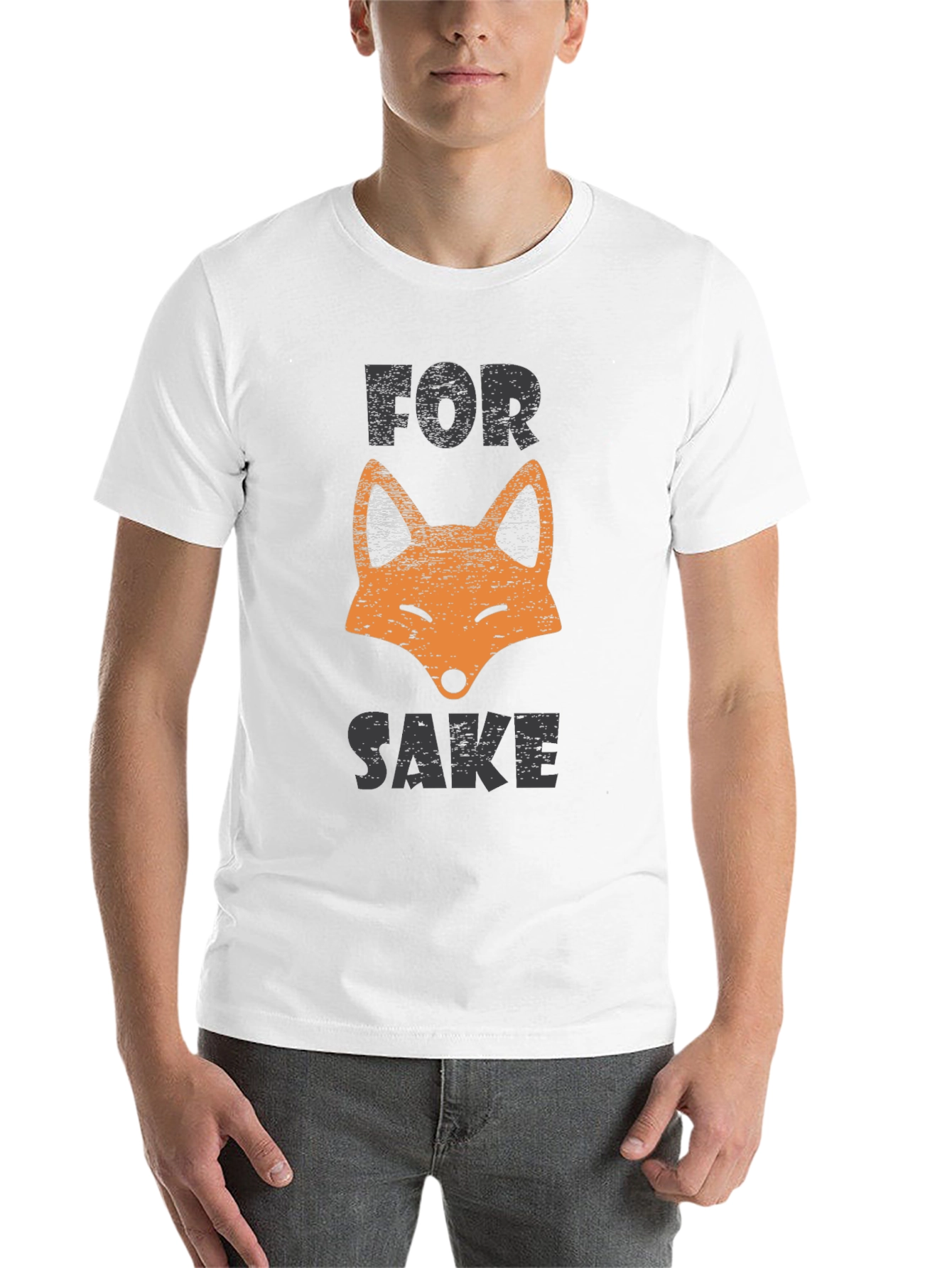 Black For Fox Sake T-Shirt - Novelty Graphic Tee view 14