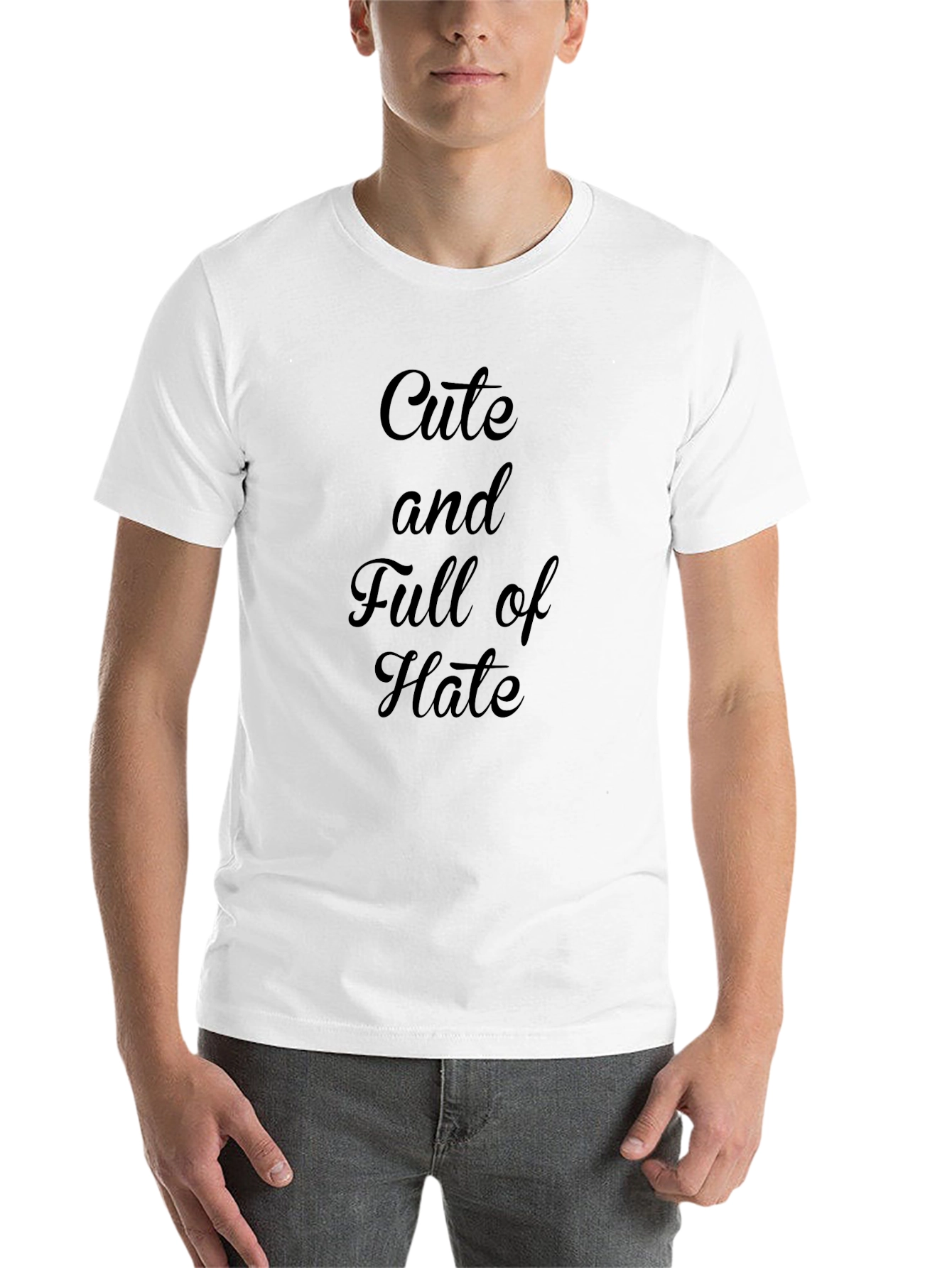Black Cute and Full of Hate - Graphic Tee view 14