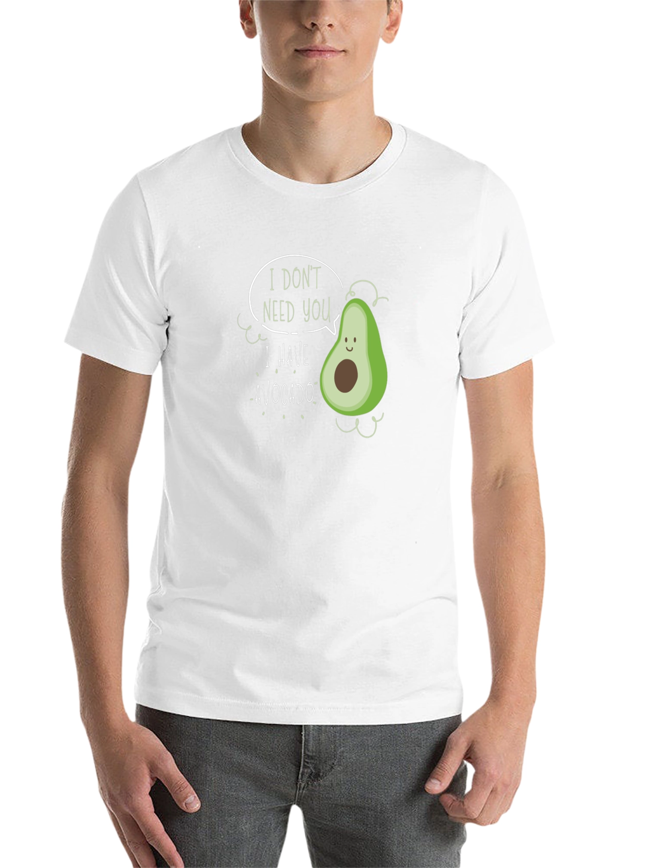 Black Funny Avocado Graphic Black T-Shirt view 14