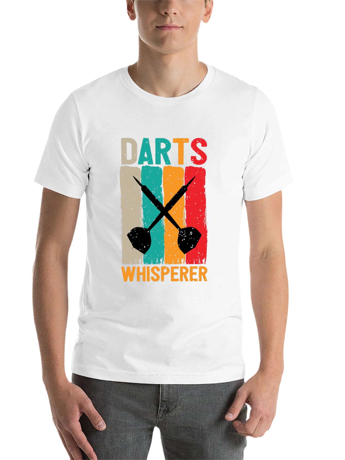 Black Darts Whisperer Graphic T-Shirt view 14