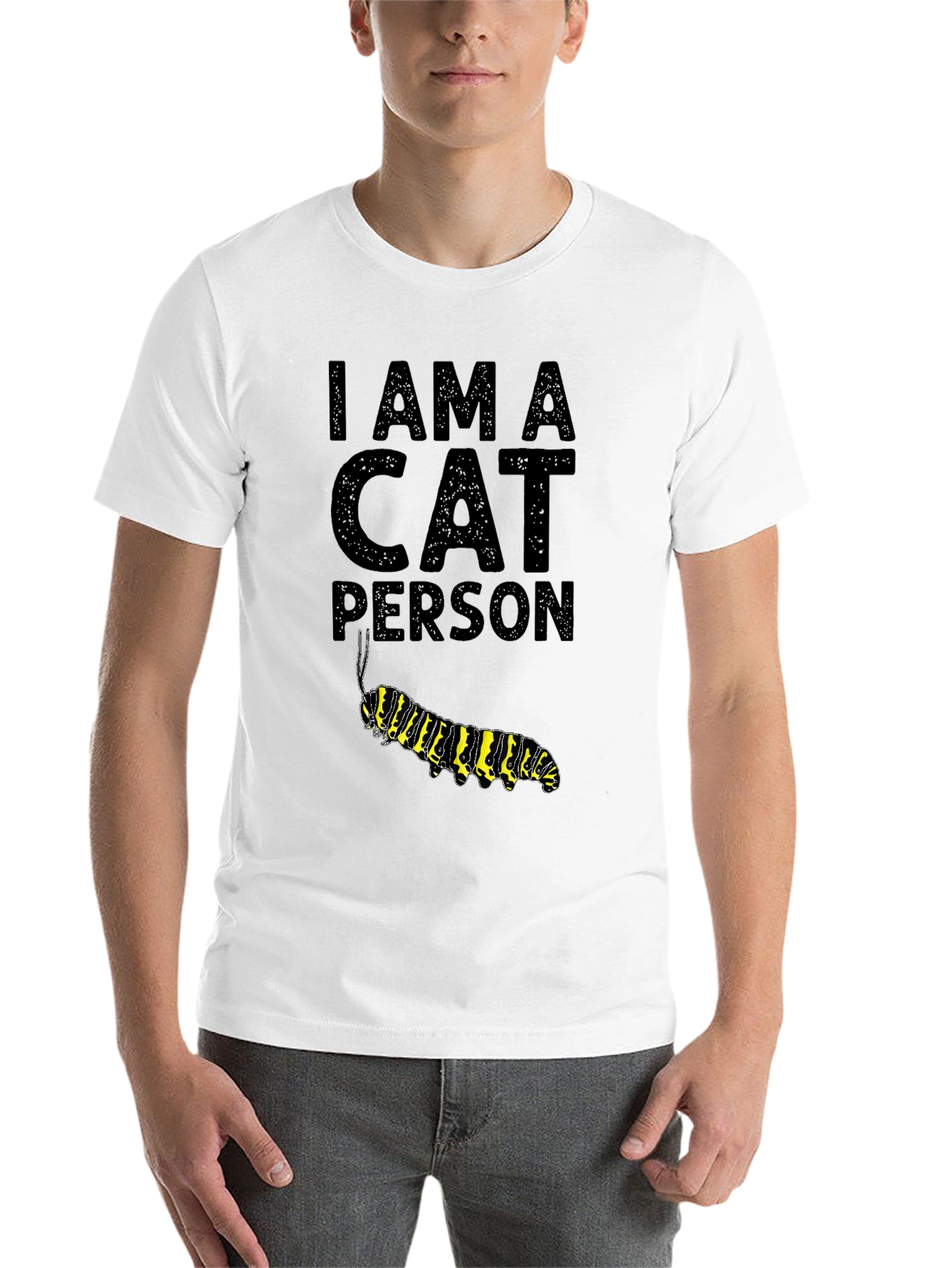 Black I Am A Cat Person T-Shirt - Novelty Graphic Tee view 14