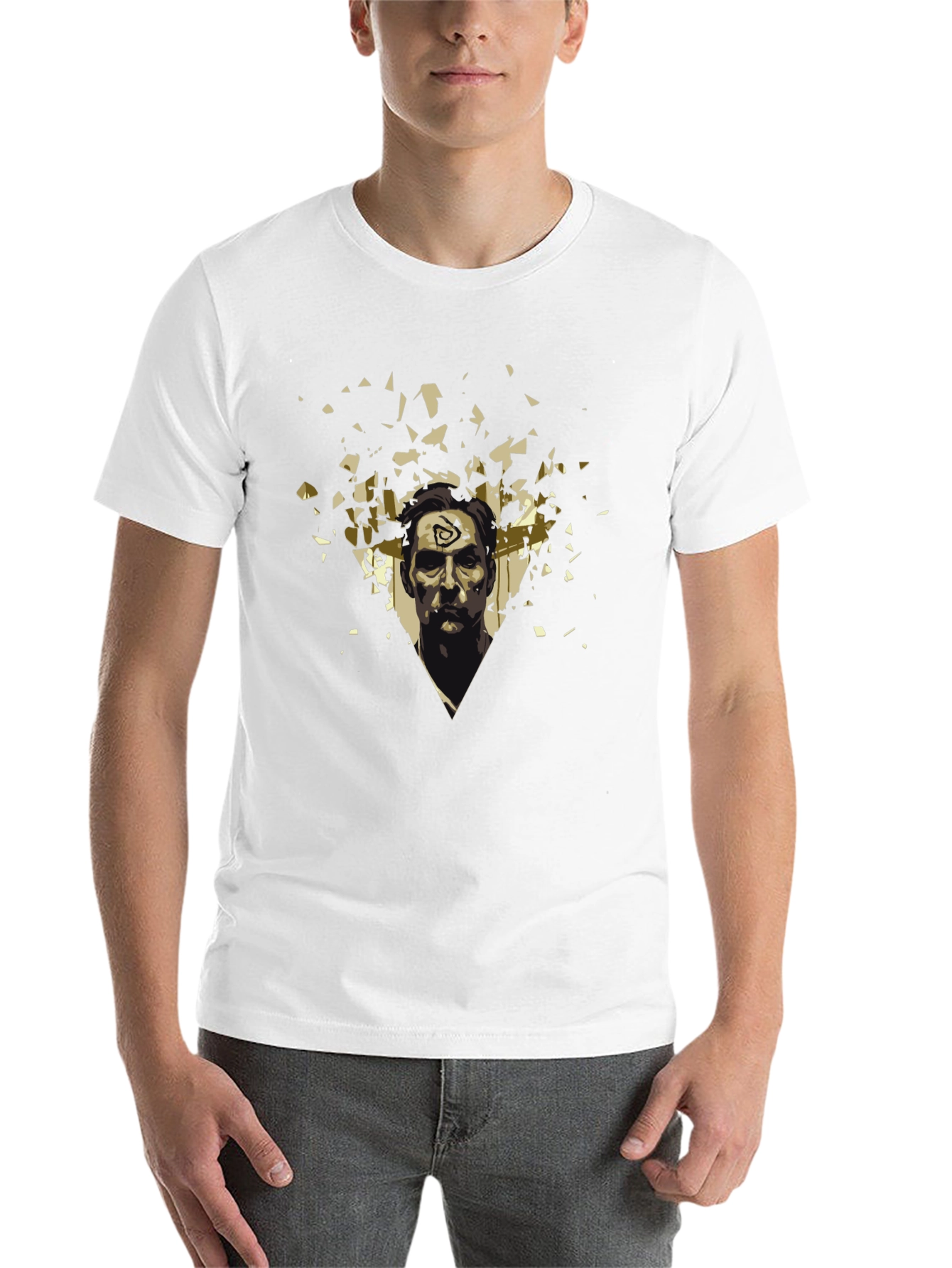 Black True Detective Inspired Graphic T-Shirt view 14