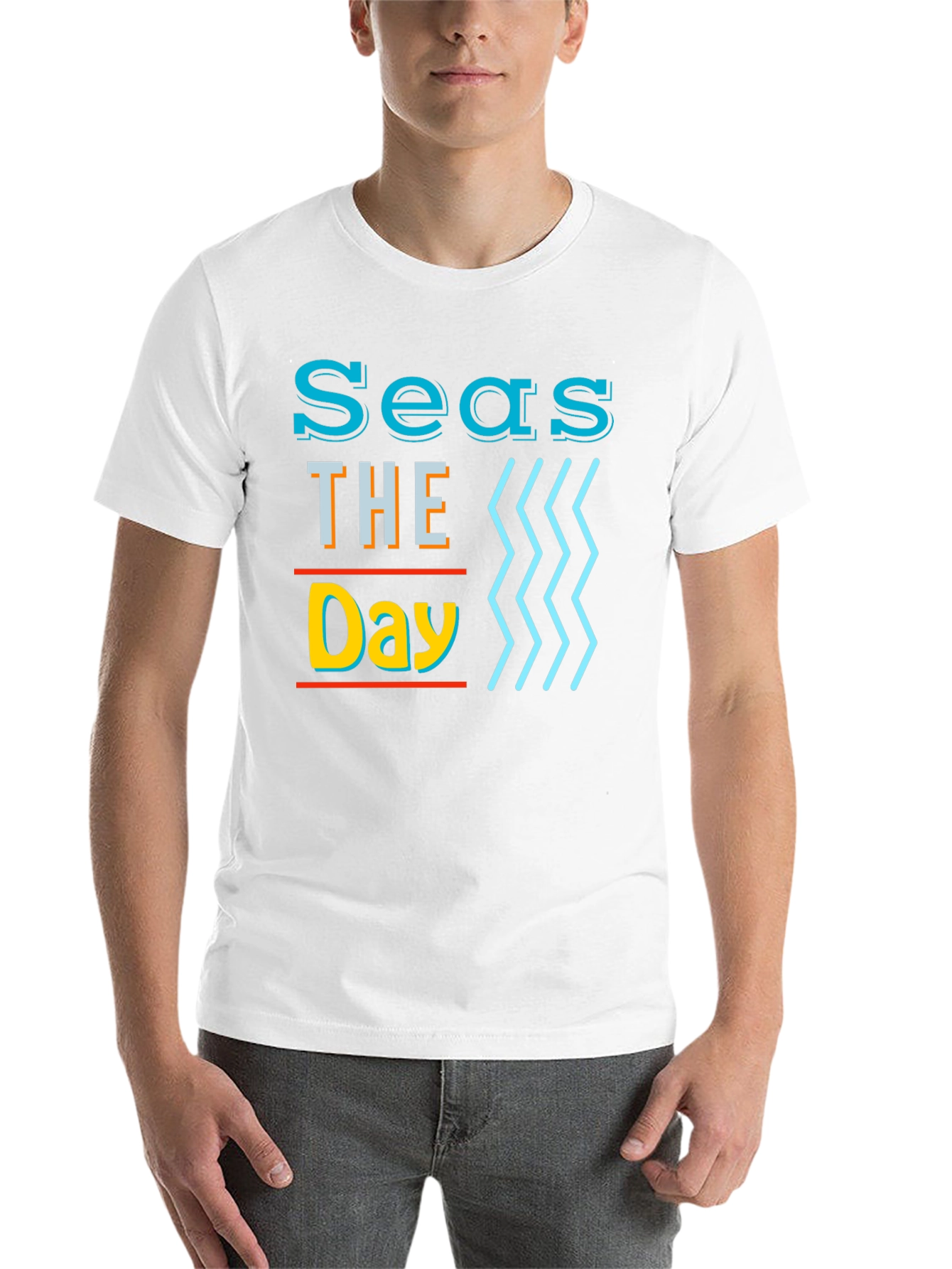 Seas The Day Graphic T-Shirt - 14