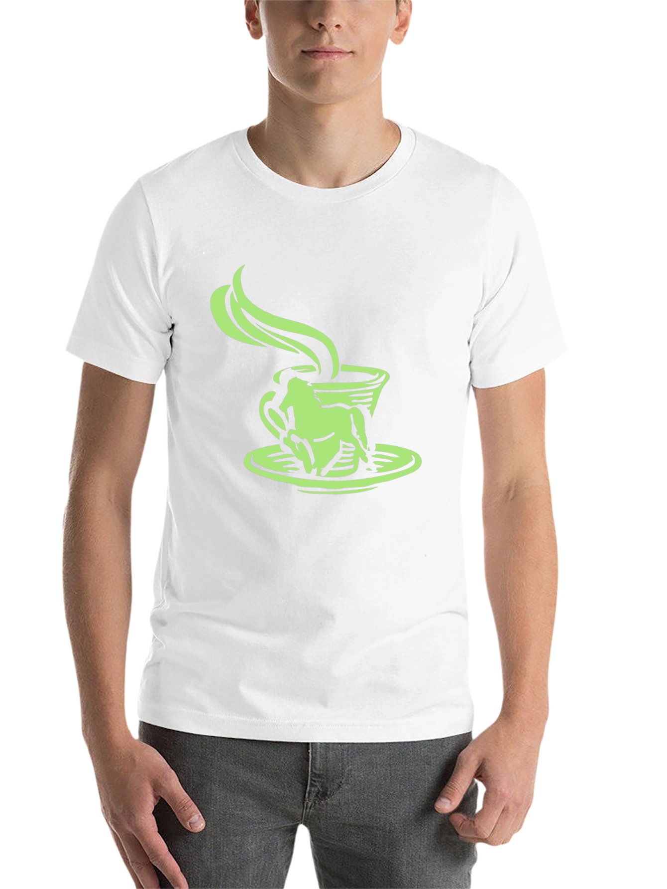 Black Frog in a Coffee Cup Graphic Tee view 14