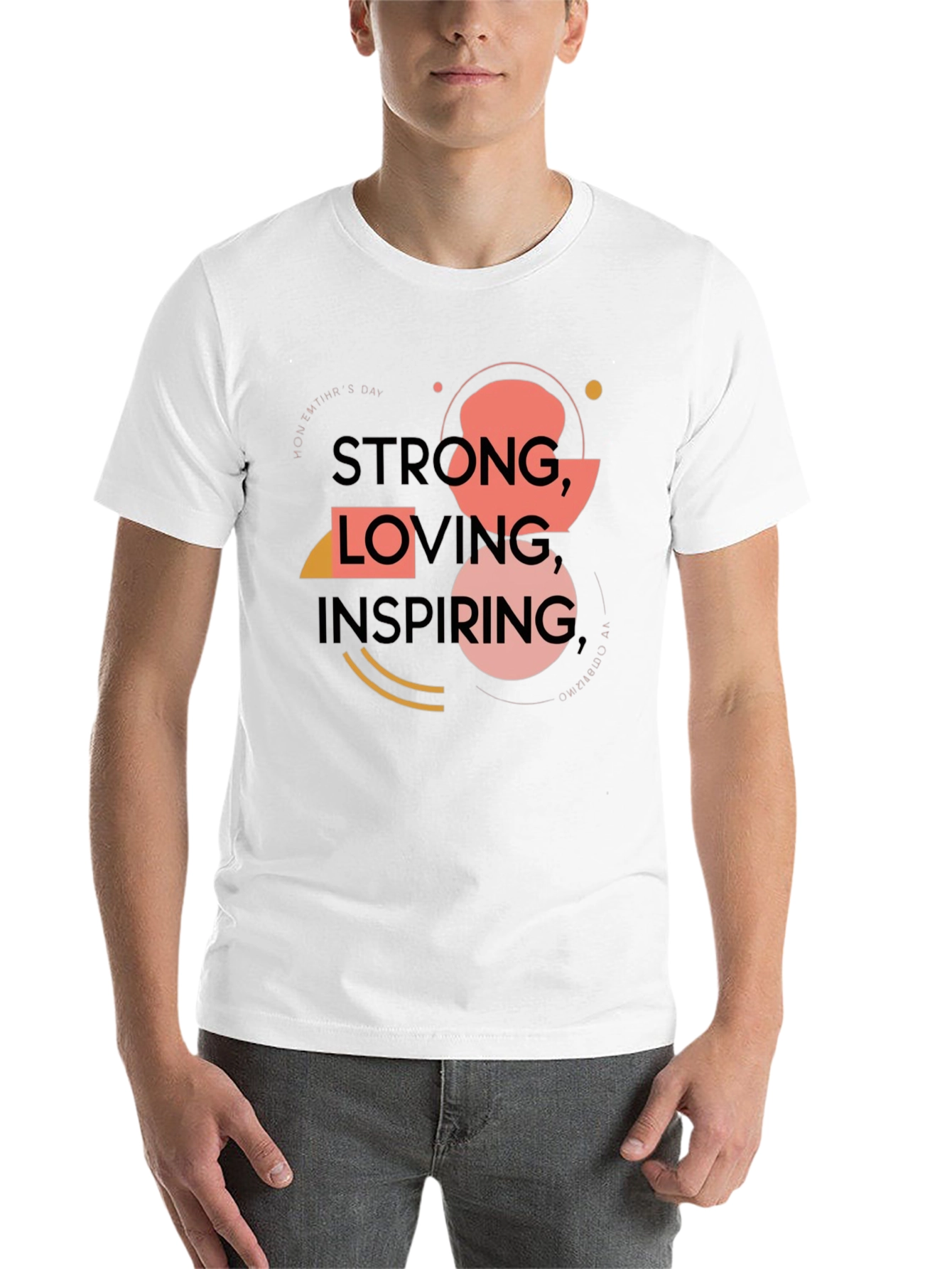 Black Strong, Loving, Inspiring T-Shirt view 14