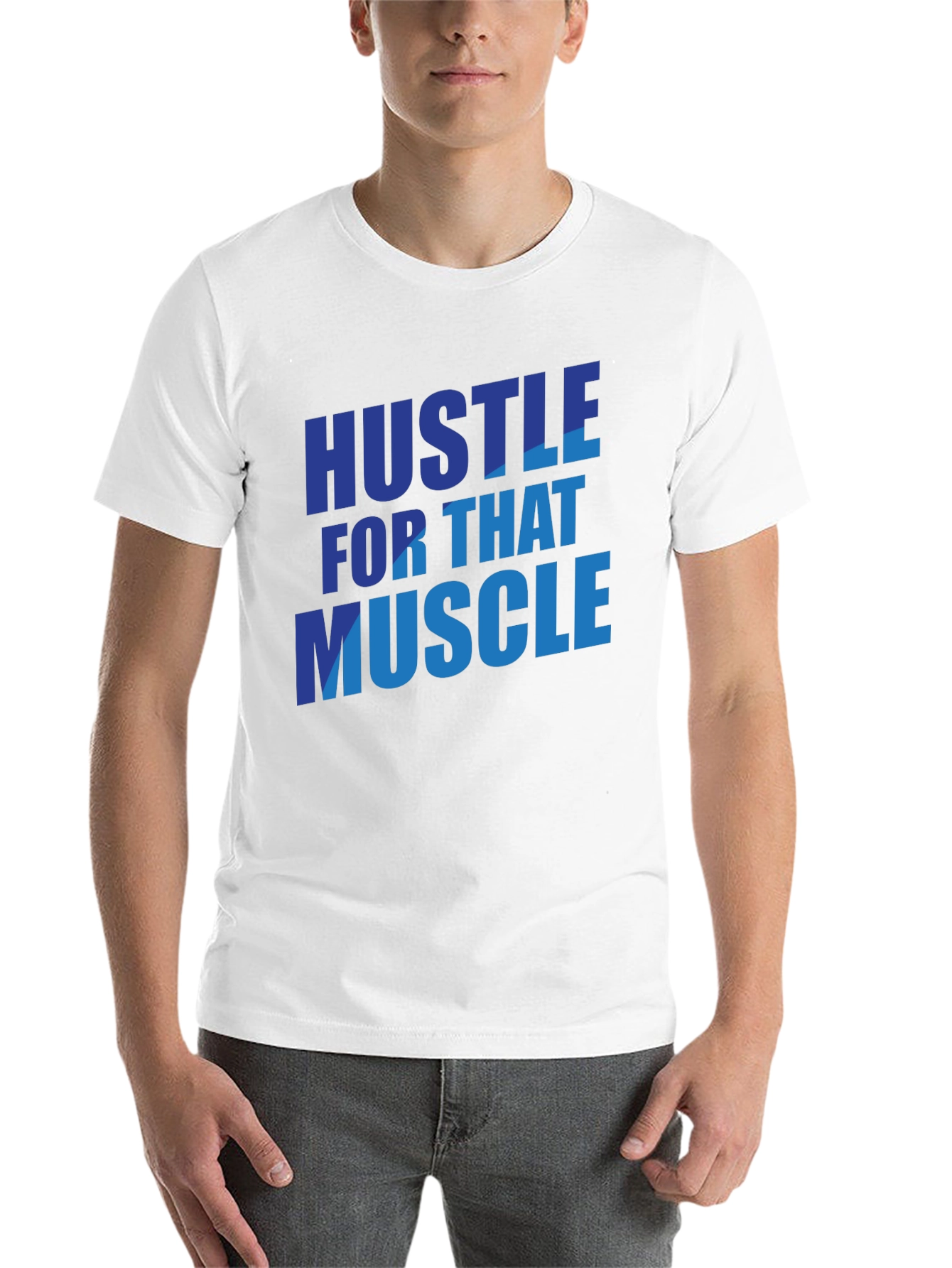 Black Hustle for That Muscle T-Shirt - Gym Motivation view 14