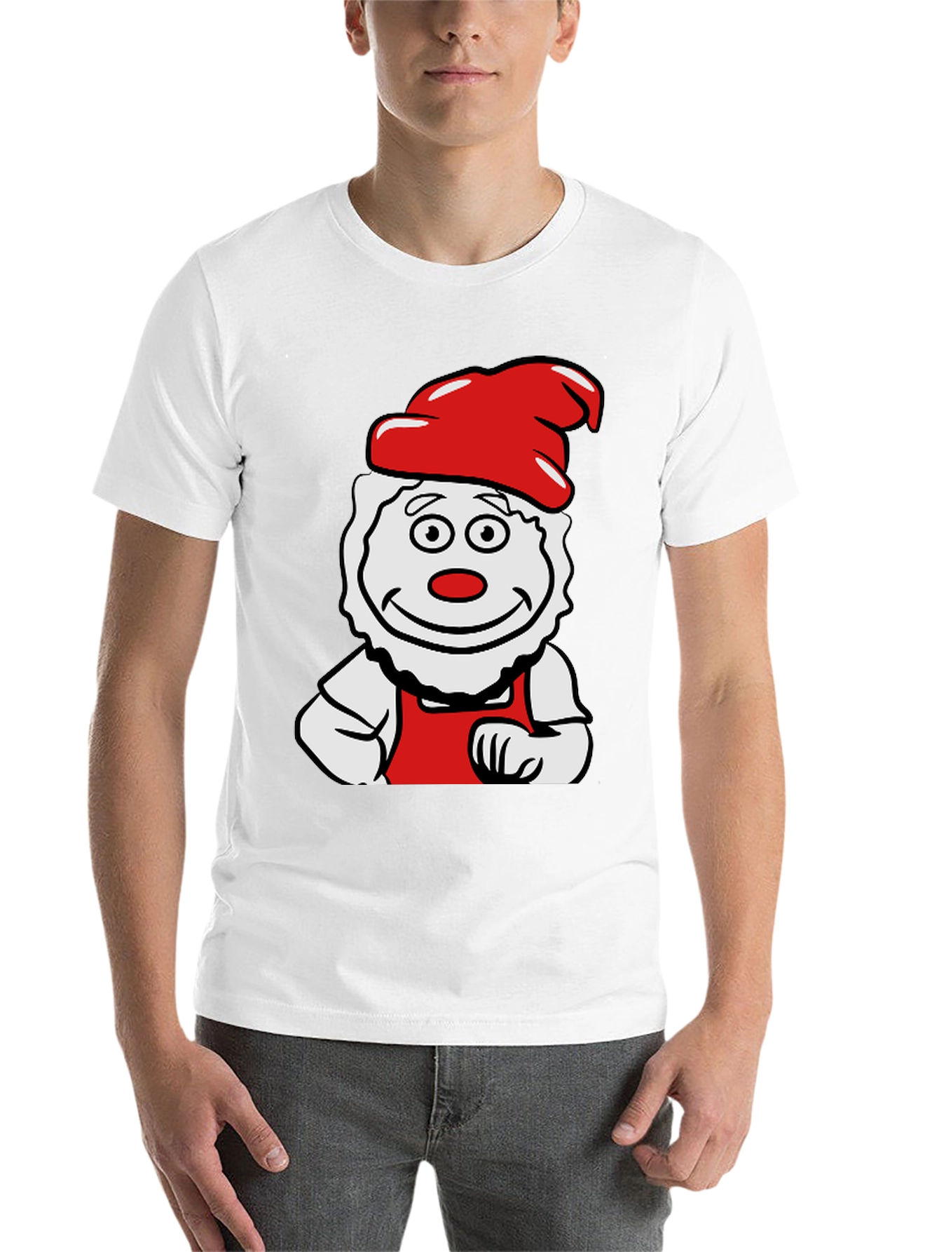 Black Funny Cook Cartoon Graphic T-Shirt view 14
