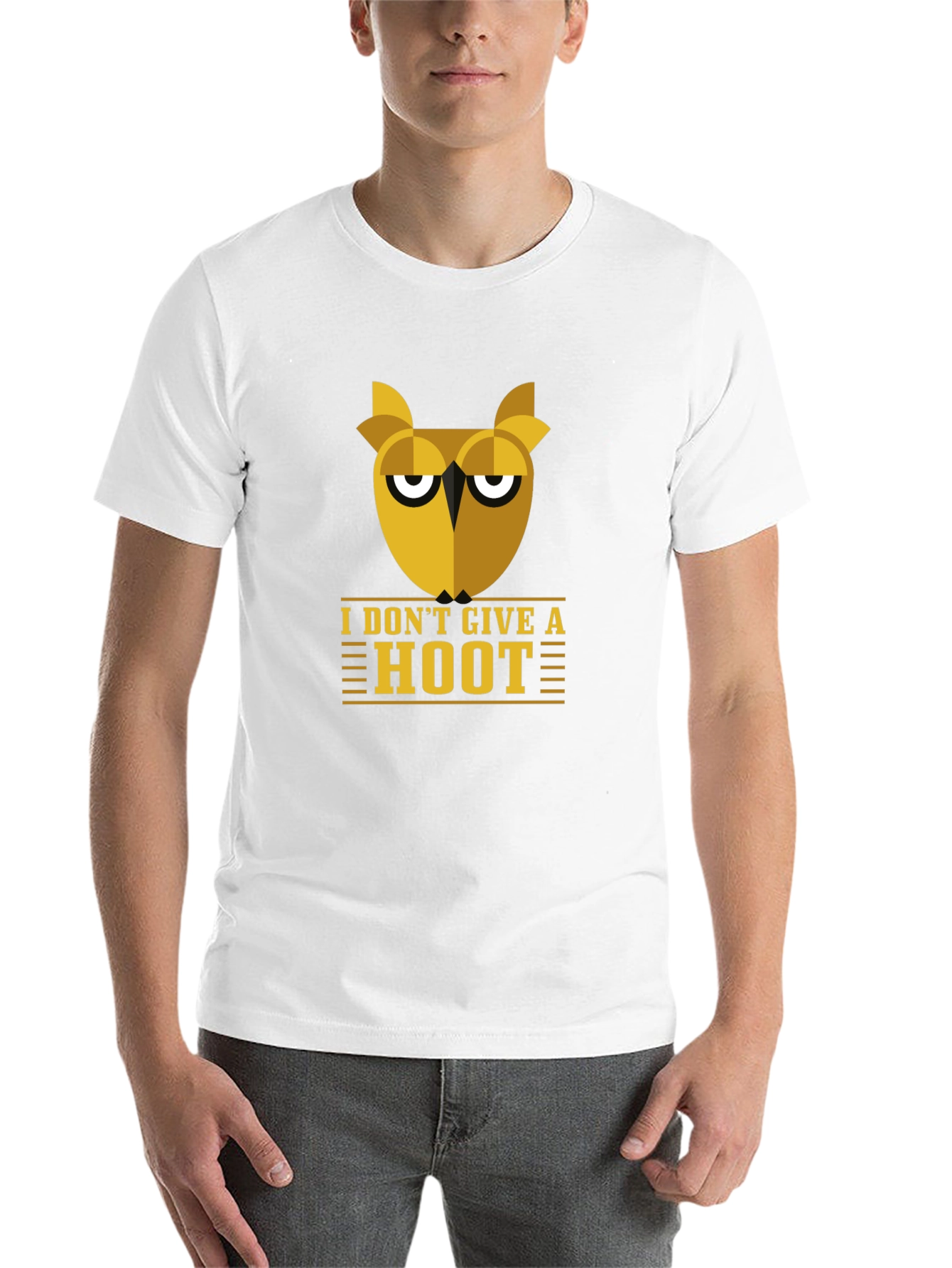 Black I Don't Give A Hoot Owl Graphic Tee view 14