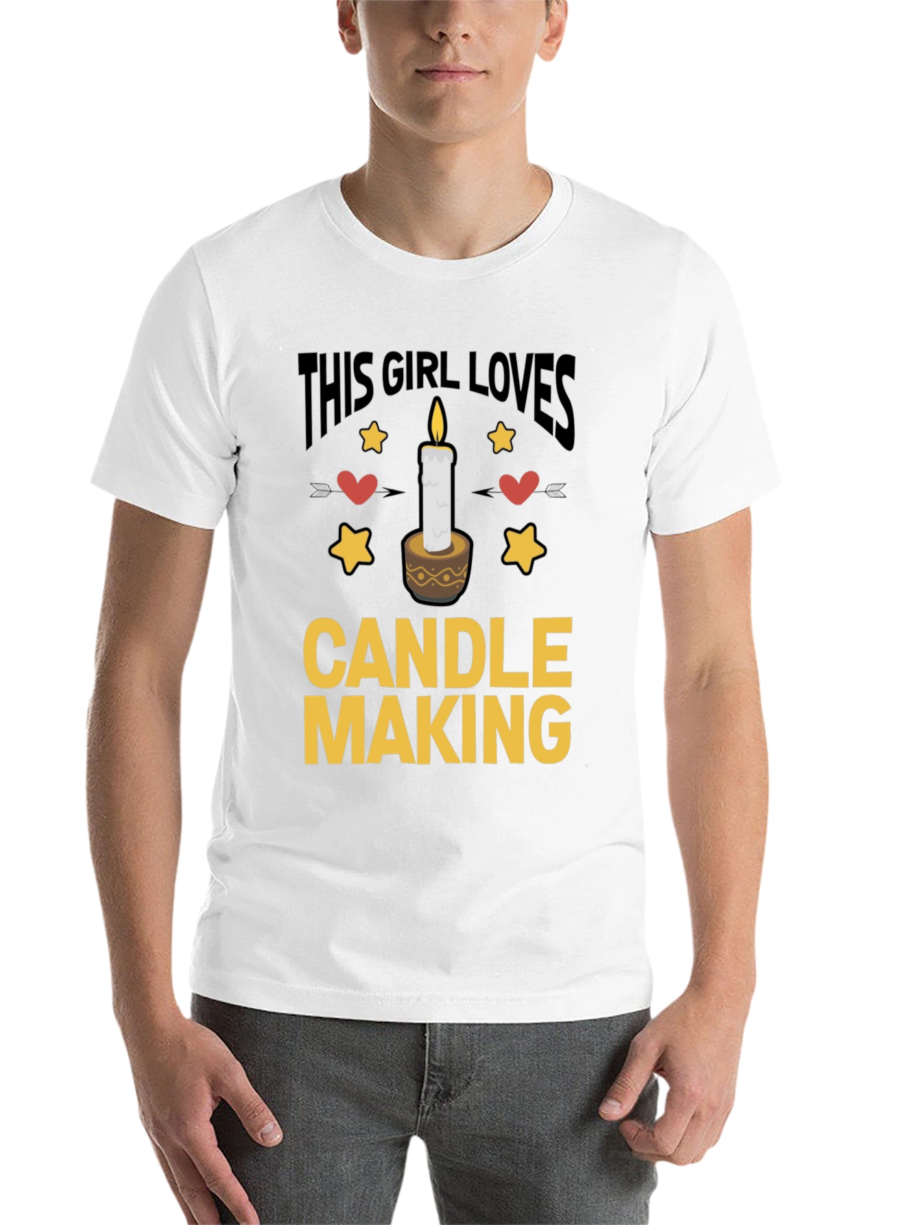 Black This Girl Loves Candle Making T-Shirt view 14