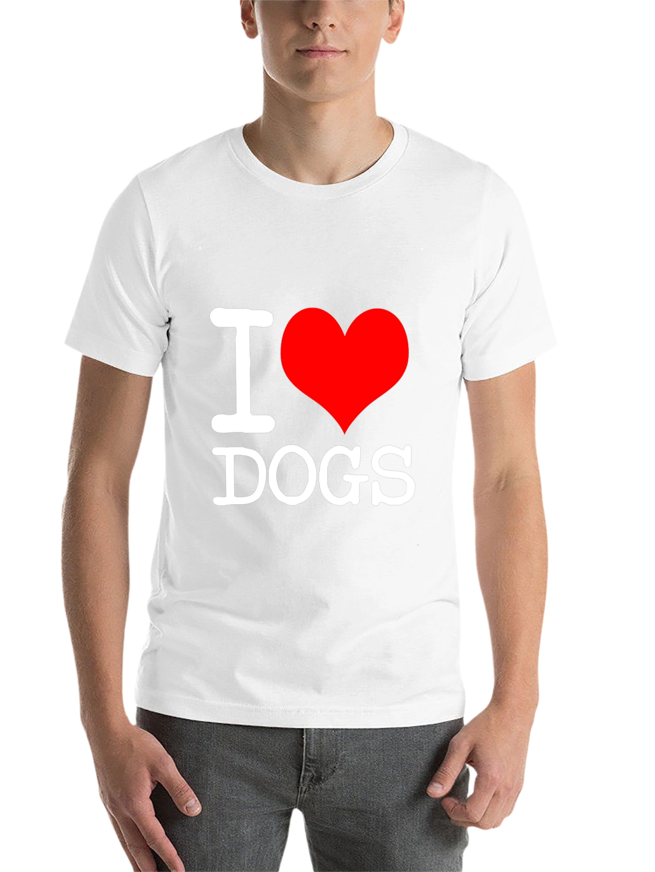 Black I Heart Dogs Black T-Shirt view 14