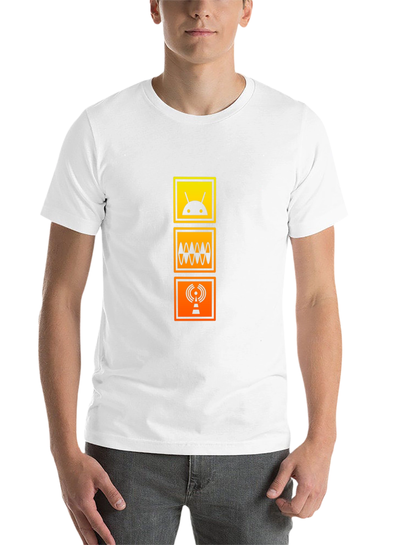 Geek Chic Graphic Tee - Android, Wave, Radio - 14