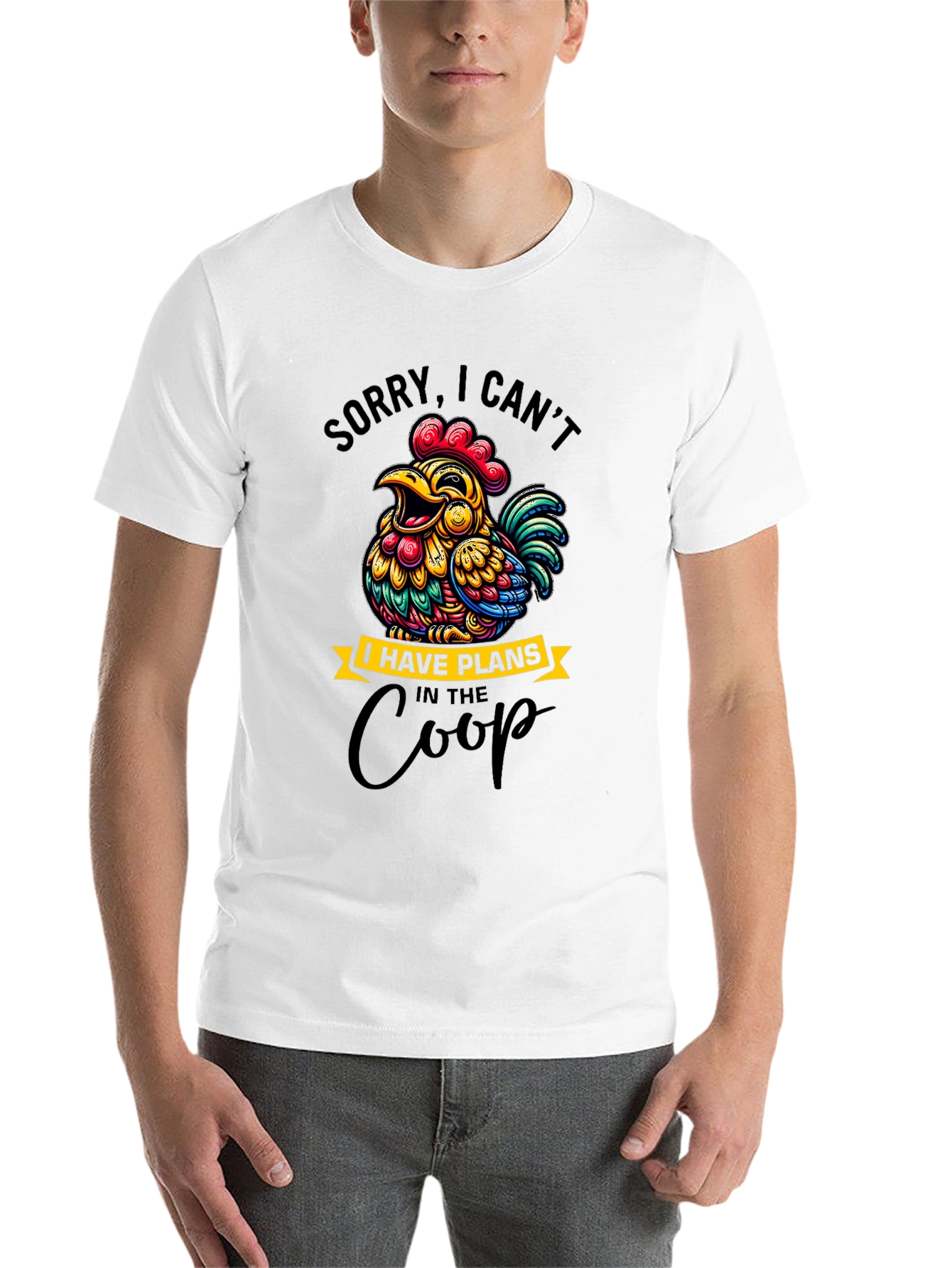 Black Funny Chicken Coop Plans Graphic T-Shirt view 14