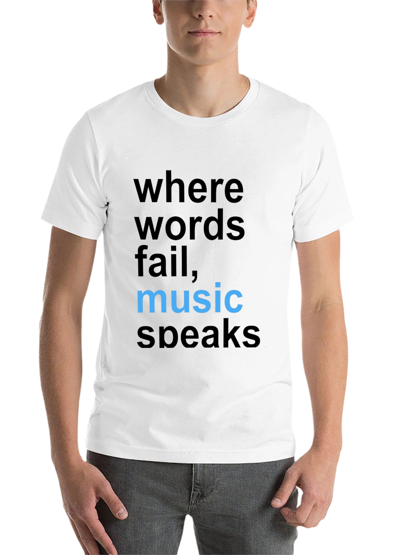 Black Music Speaks Graphic Tee - Stylish Cotton Comfort view 14