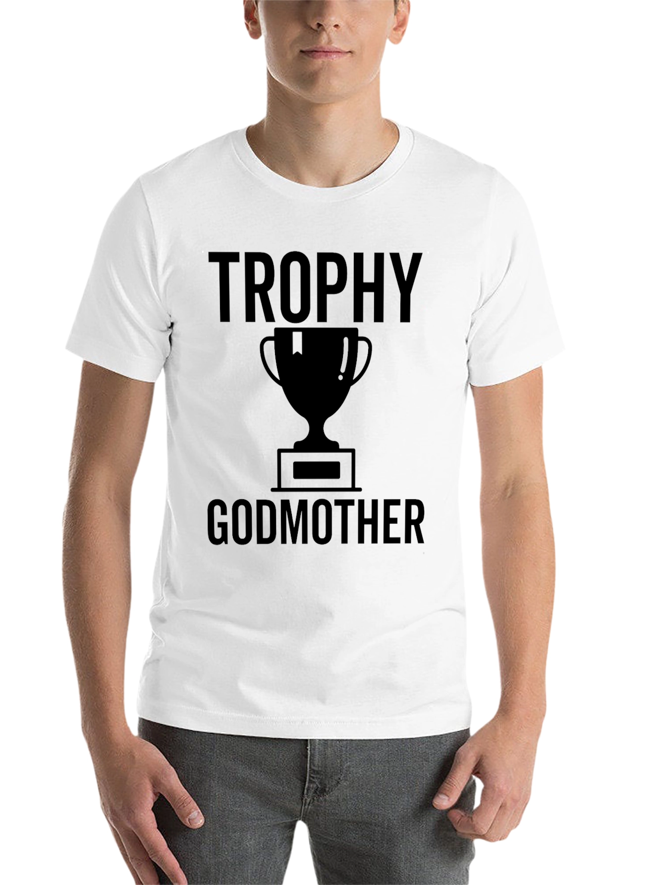 Black Trophy Godmother Graphic Tee - Black view 14