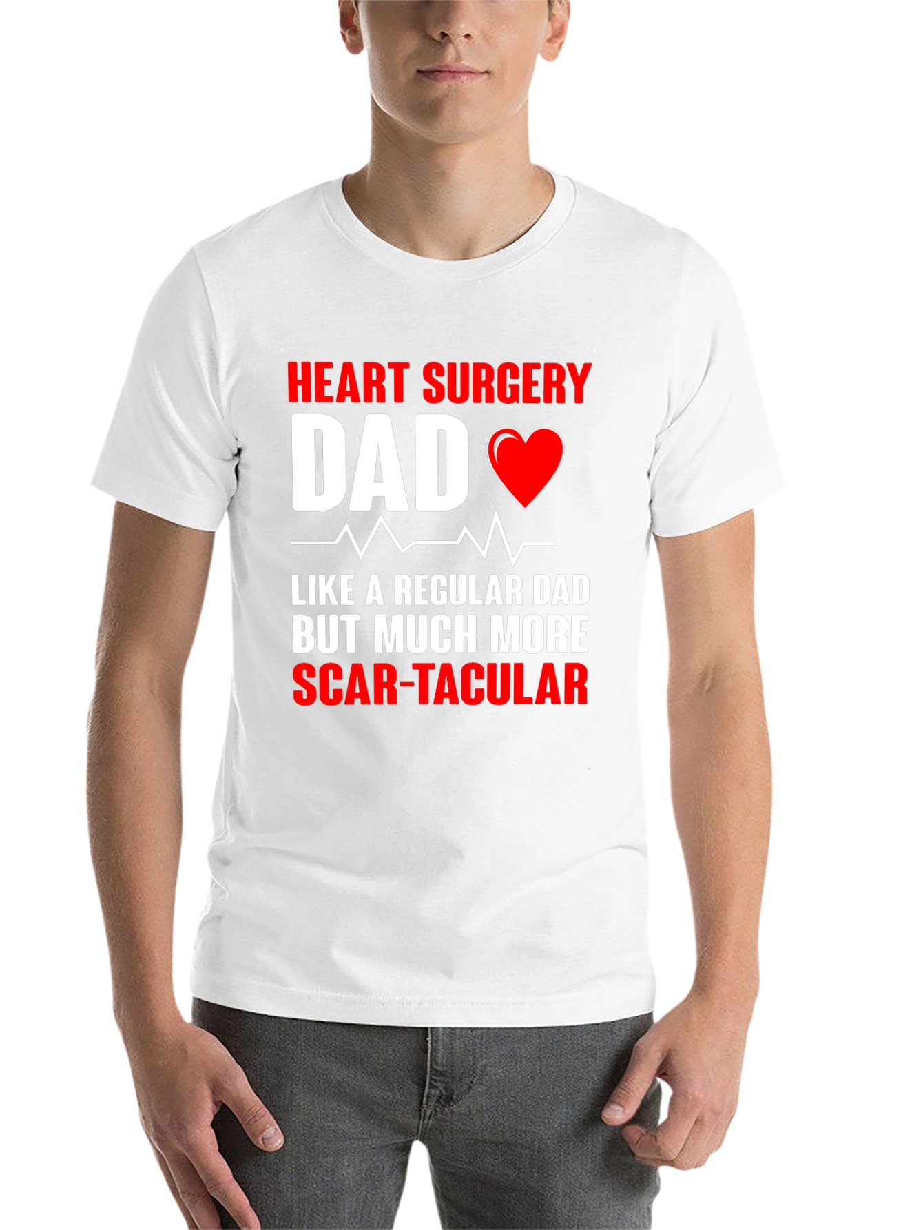 Black Heart Surgery Dad Graphic Tee view 14