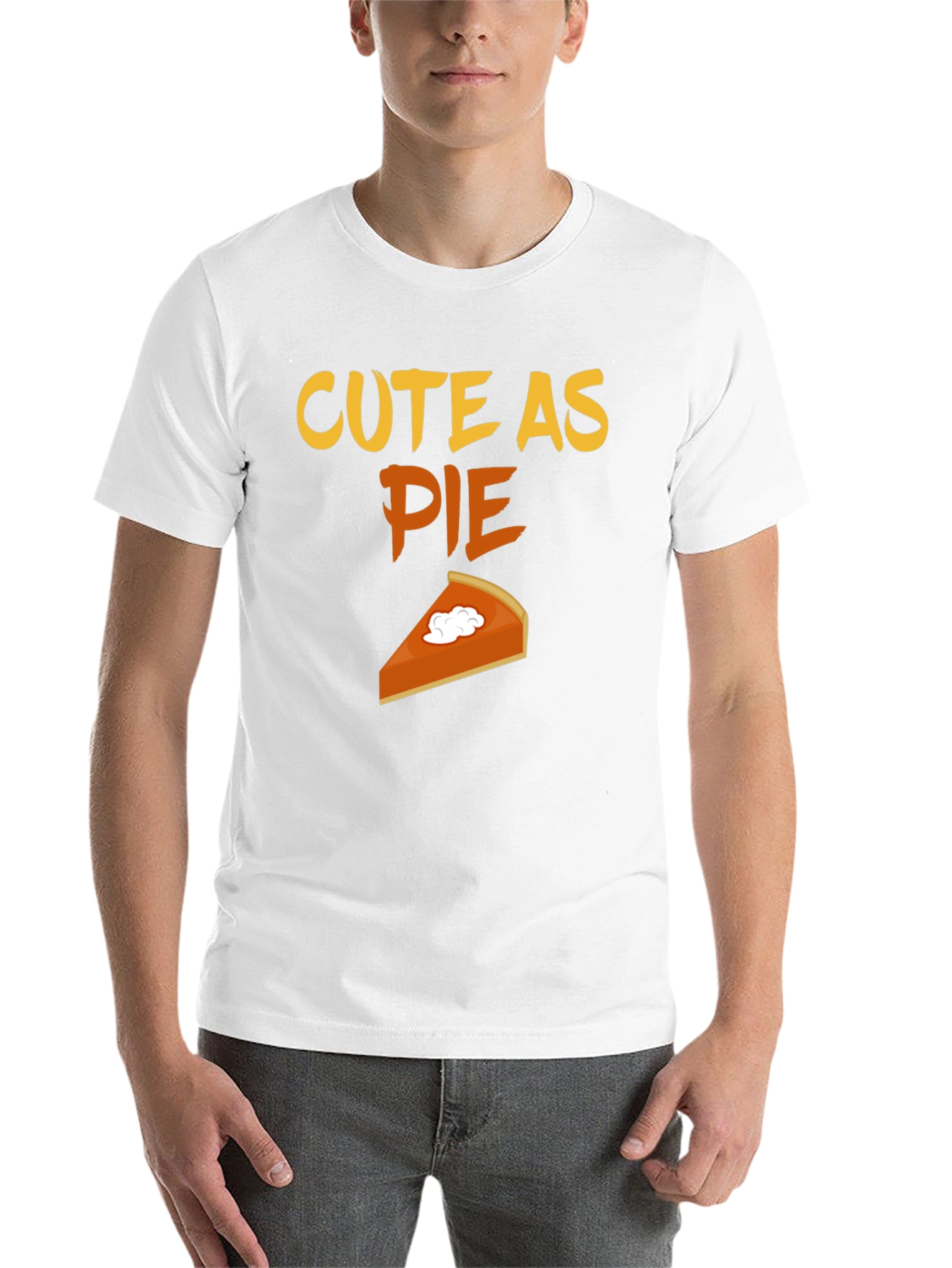 Black Cute As Pie Funny Thanksgiving T-Shirt view 14