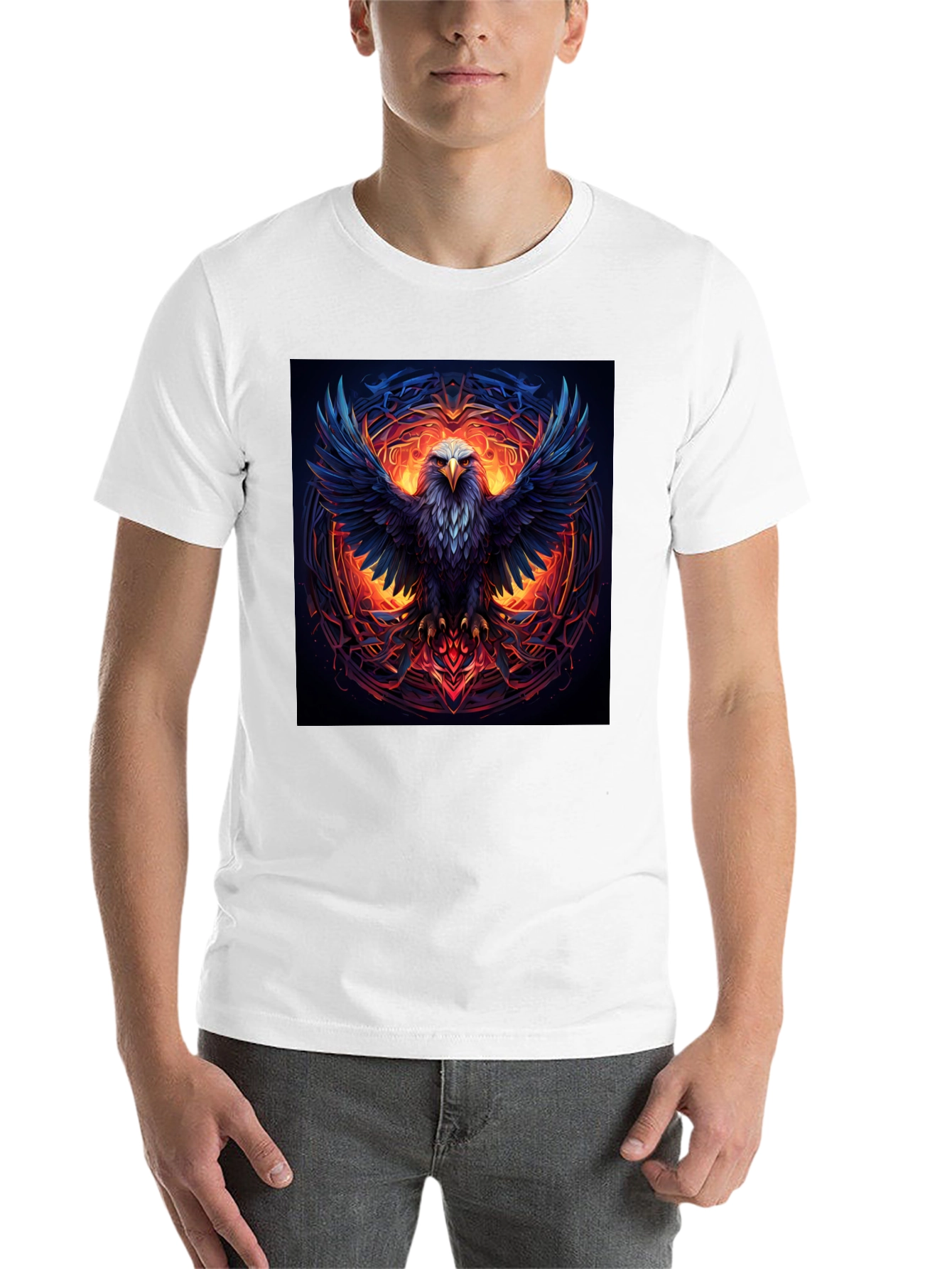 Black Eagle Fire T-Shirt view 14