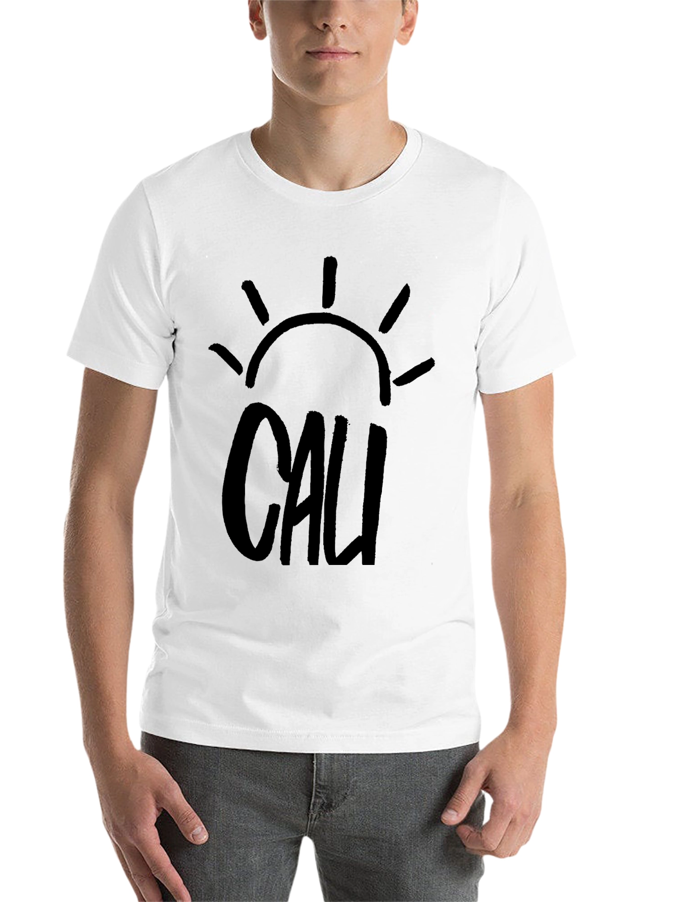 Black Cali Sun Graphic Tee - Black view 14
