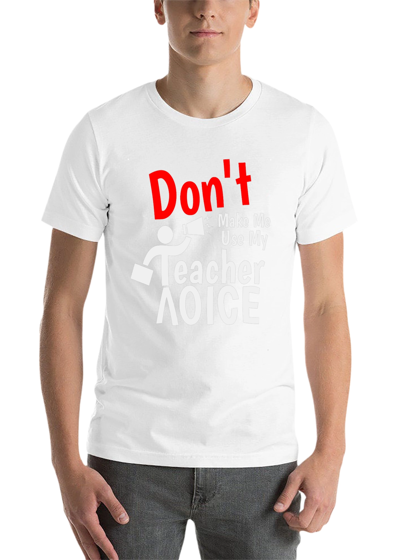 Black Don't Make Me Use My Teacher Voice T-Shirt view 14